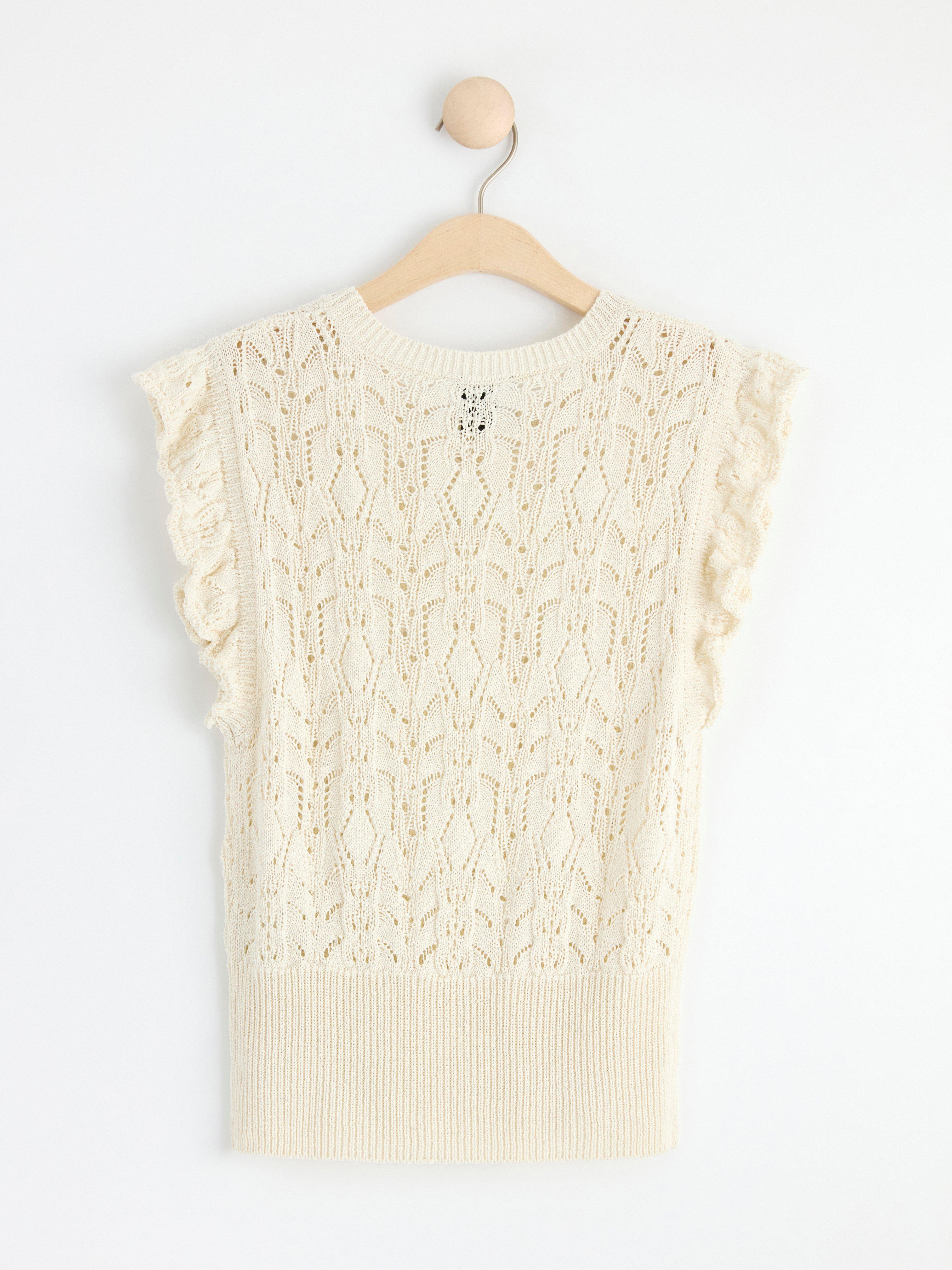 Knitted sleeveless top | Lindex