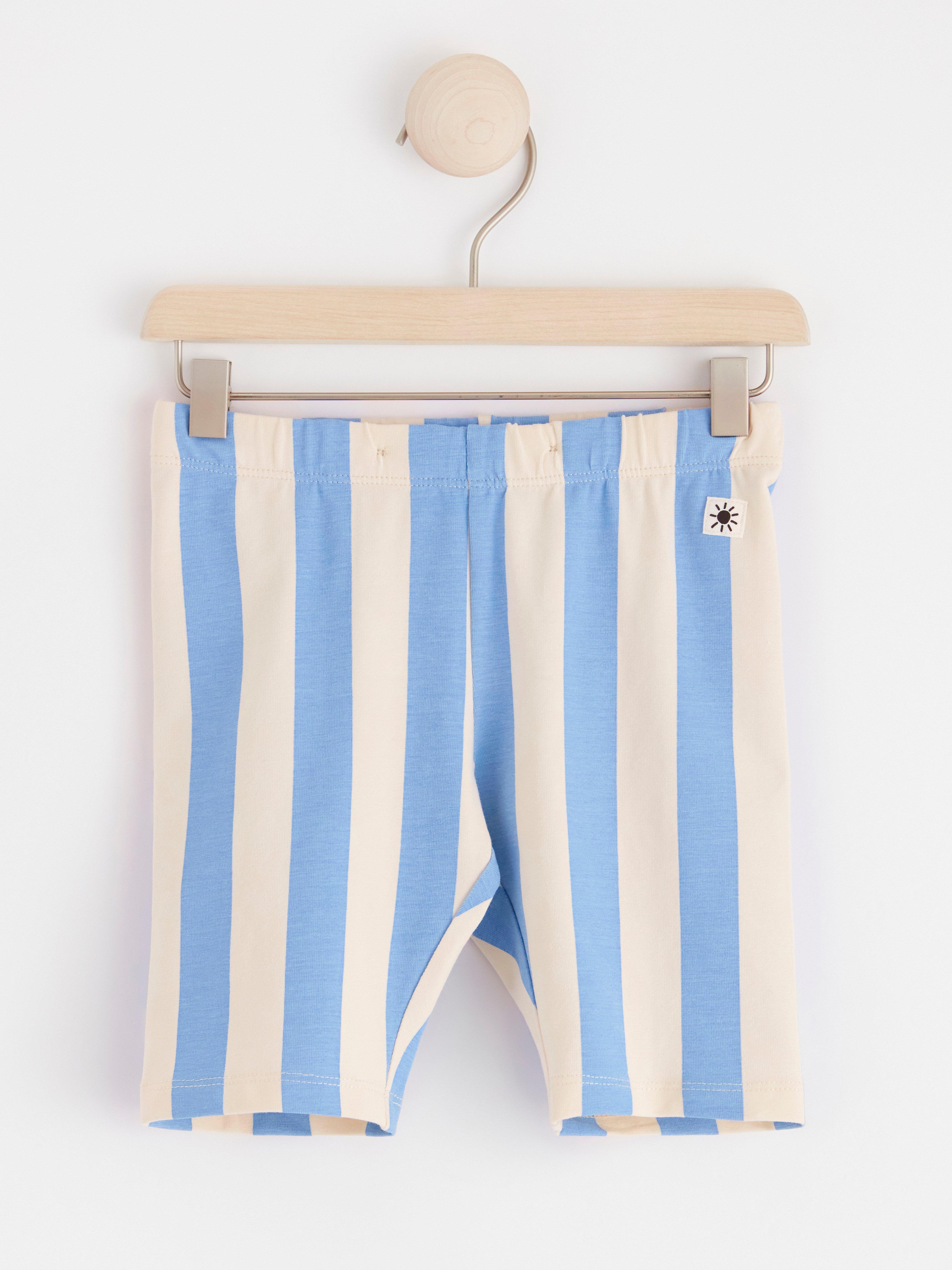 Striped cycling shorts hot sale