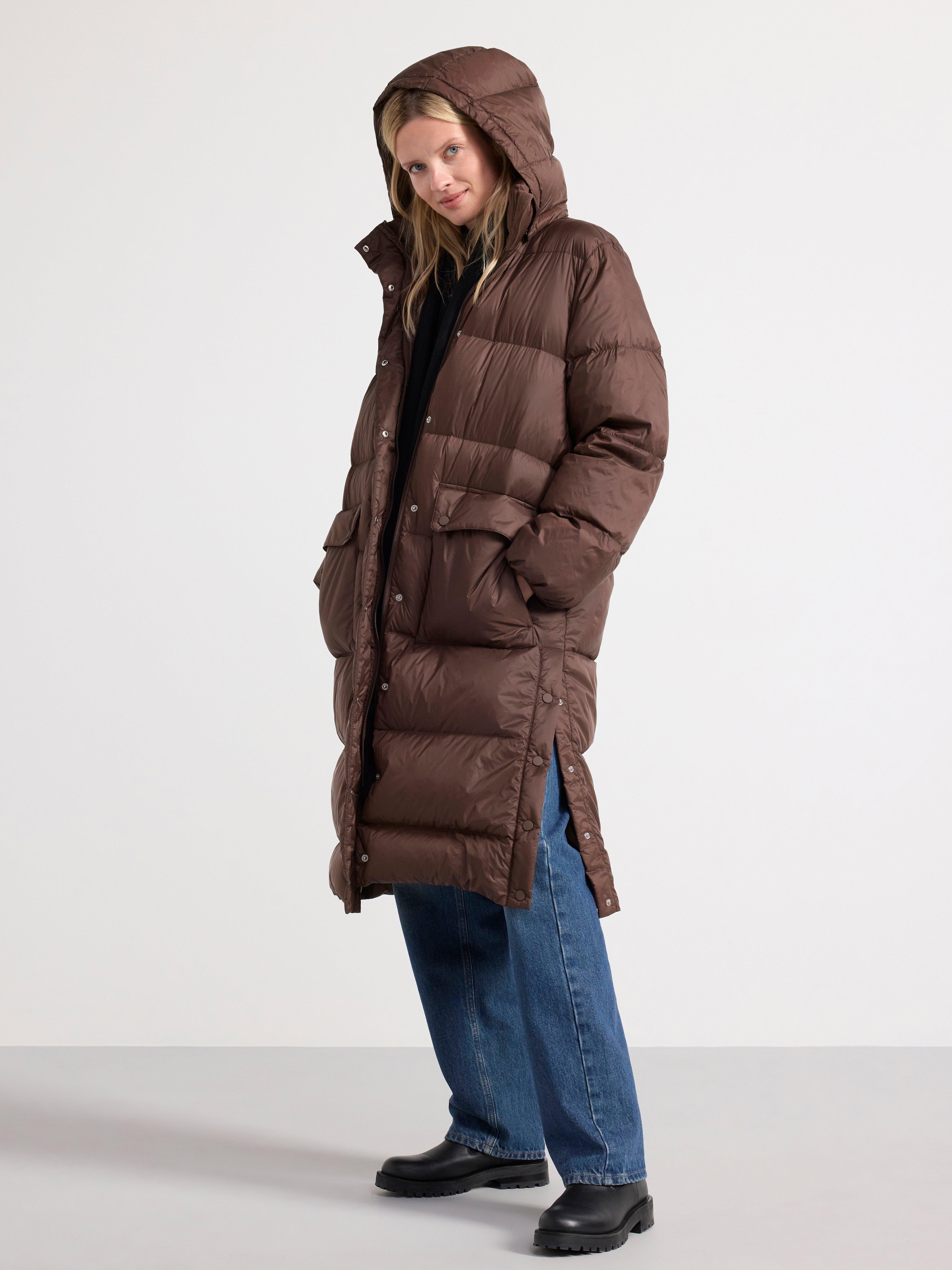 Down coat in recycled down | Lindex UK