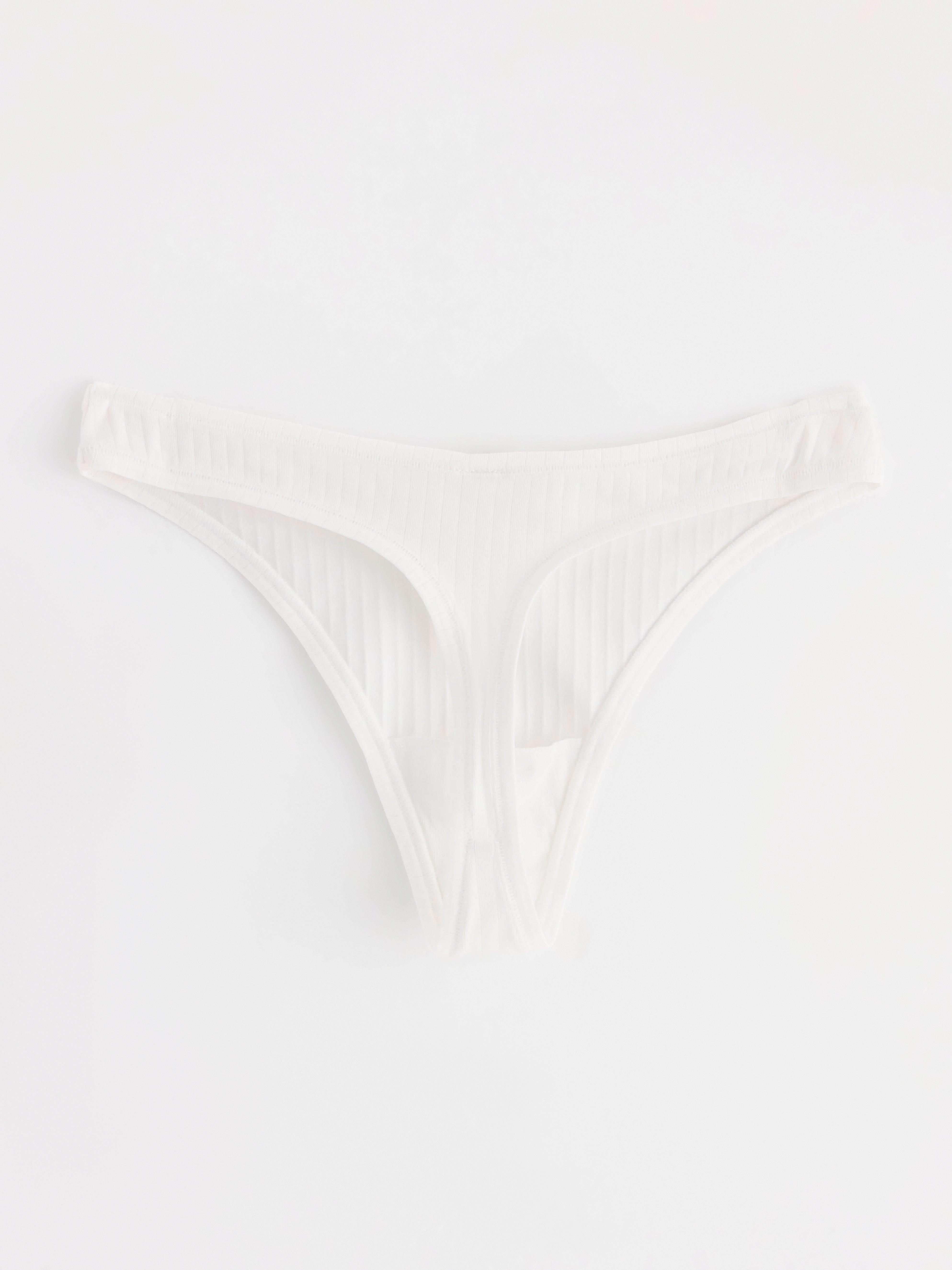Thong Regular - Lingerie - White