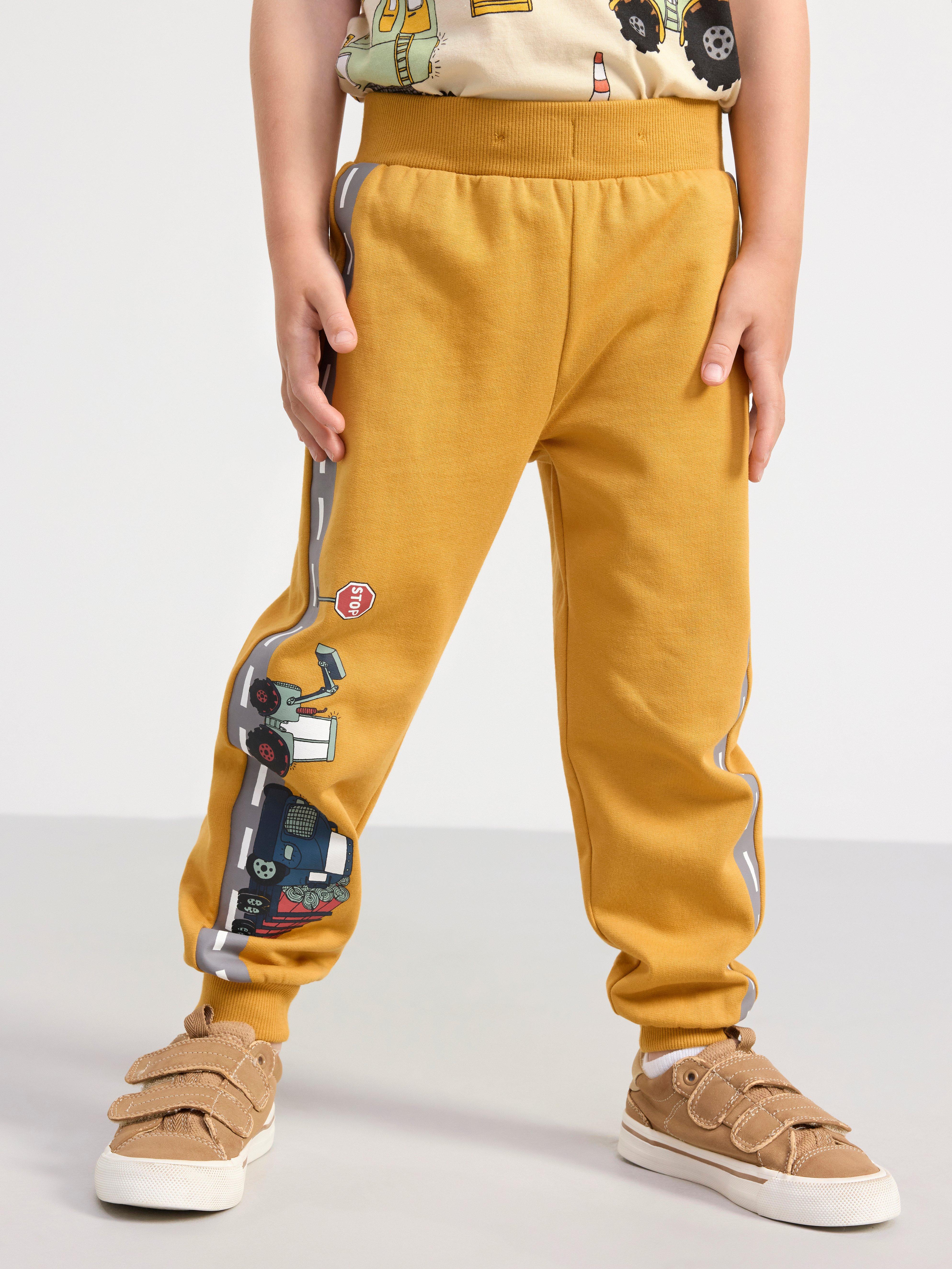 Boys 2025 yellow joggers