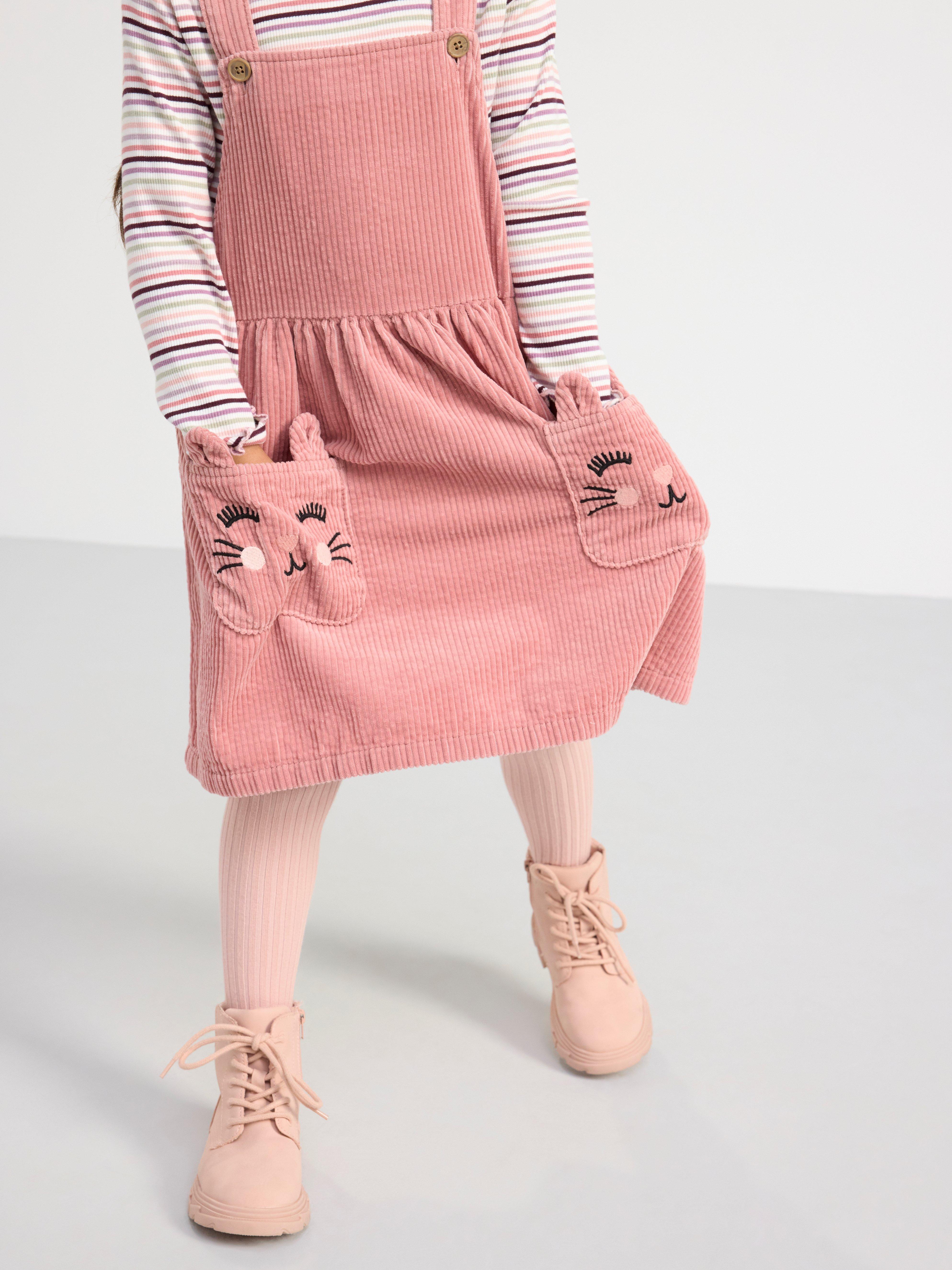 Girls on sale corduroy pinafore