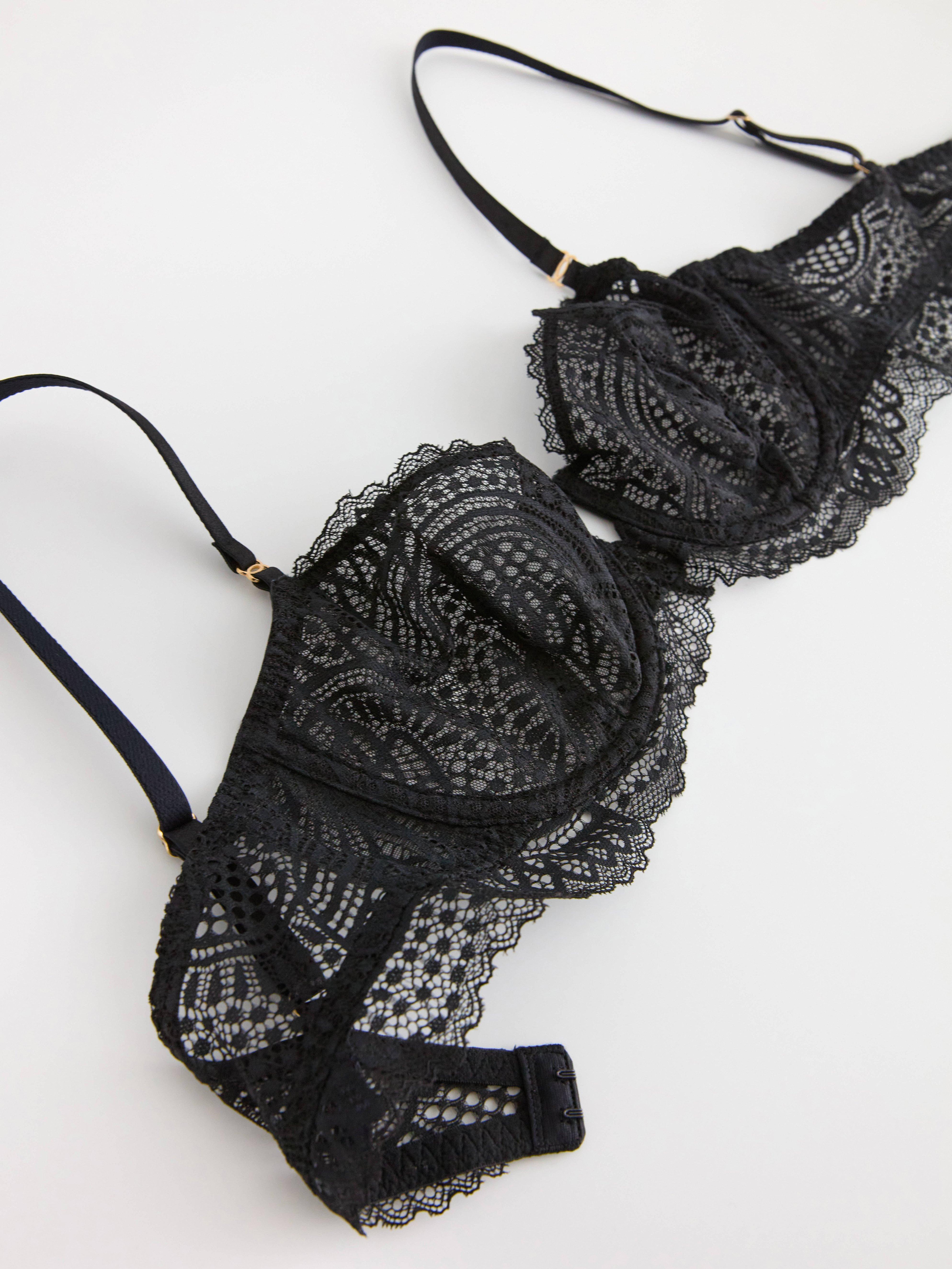 Unpadded Bra - Lingerie - Black
