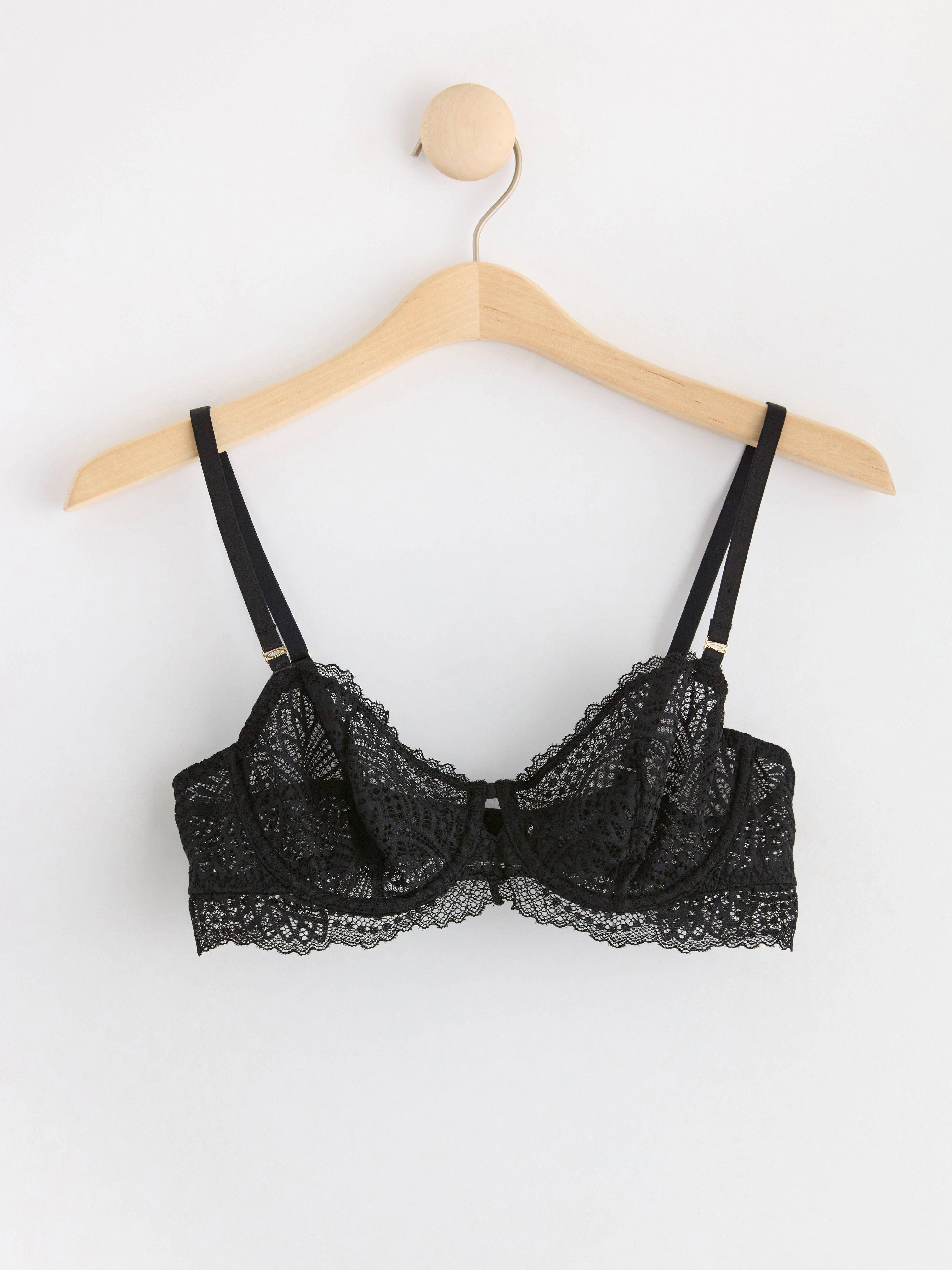 Unpadded Bra - Lingerie - Black