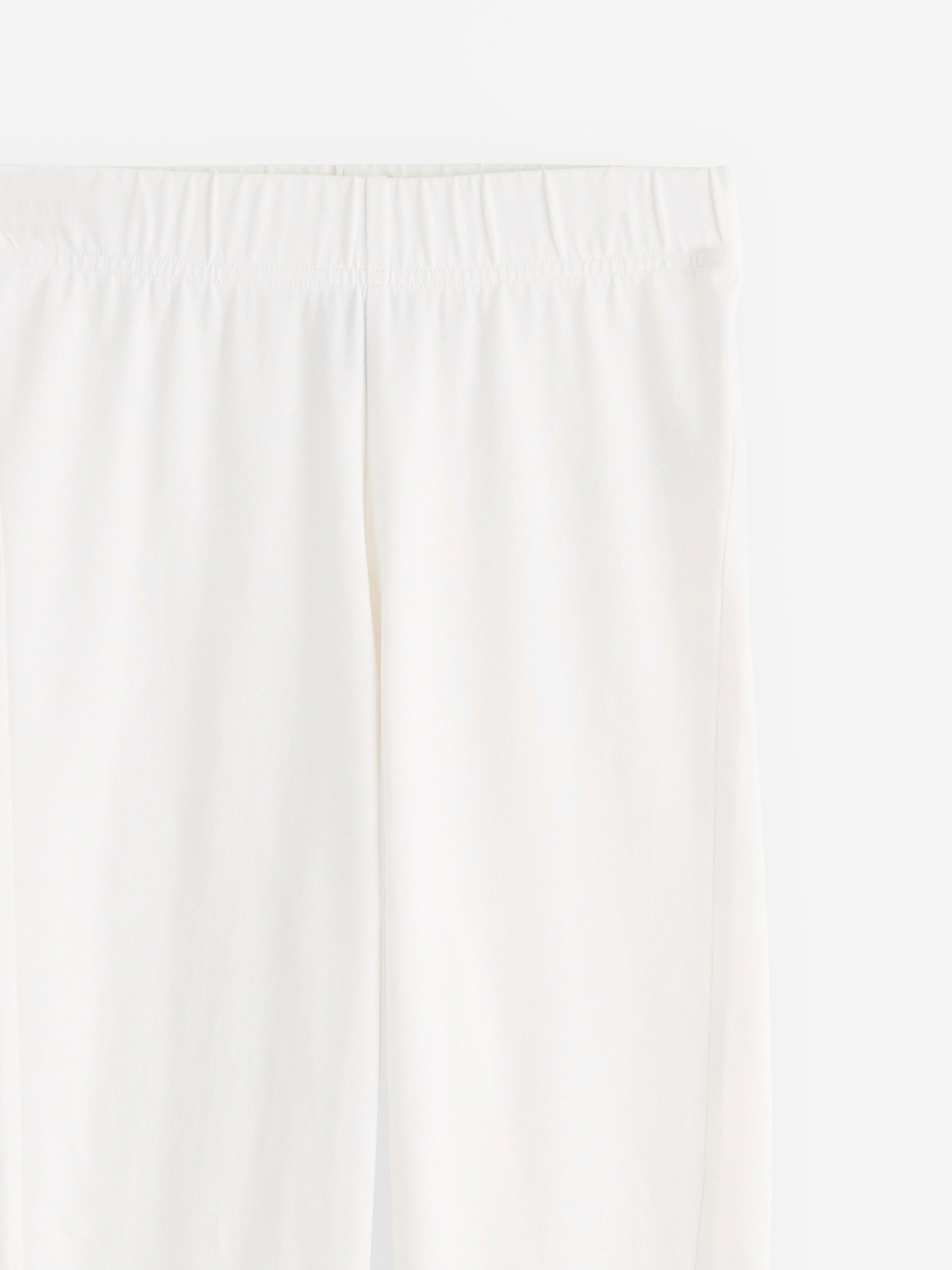 Capri-leggings - Dame - Hvid