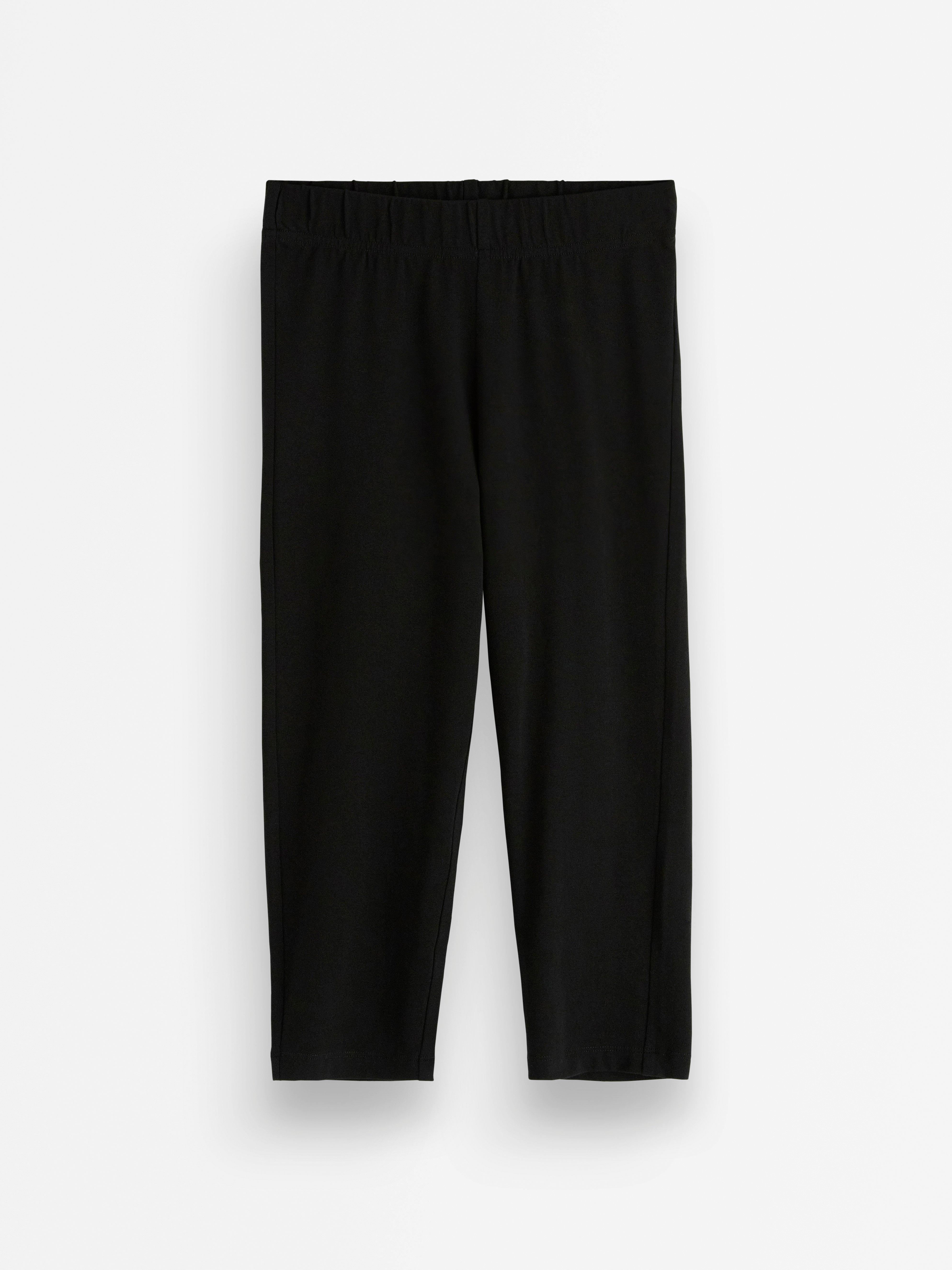 Capri-leggings - Dame - Sort