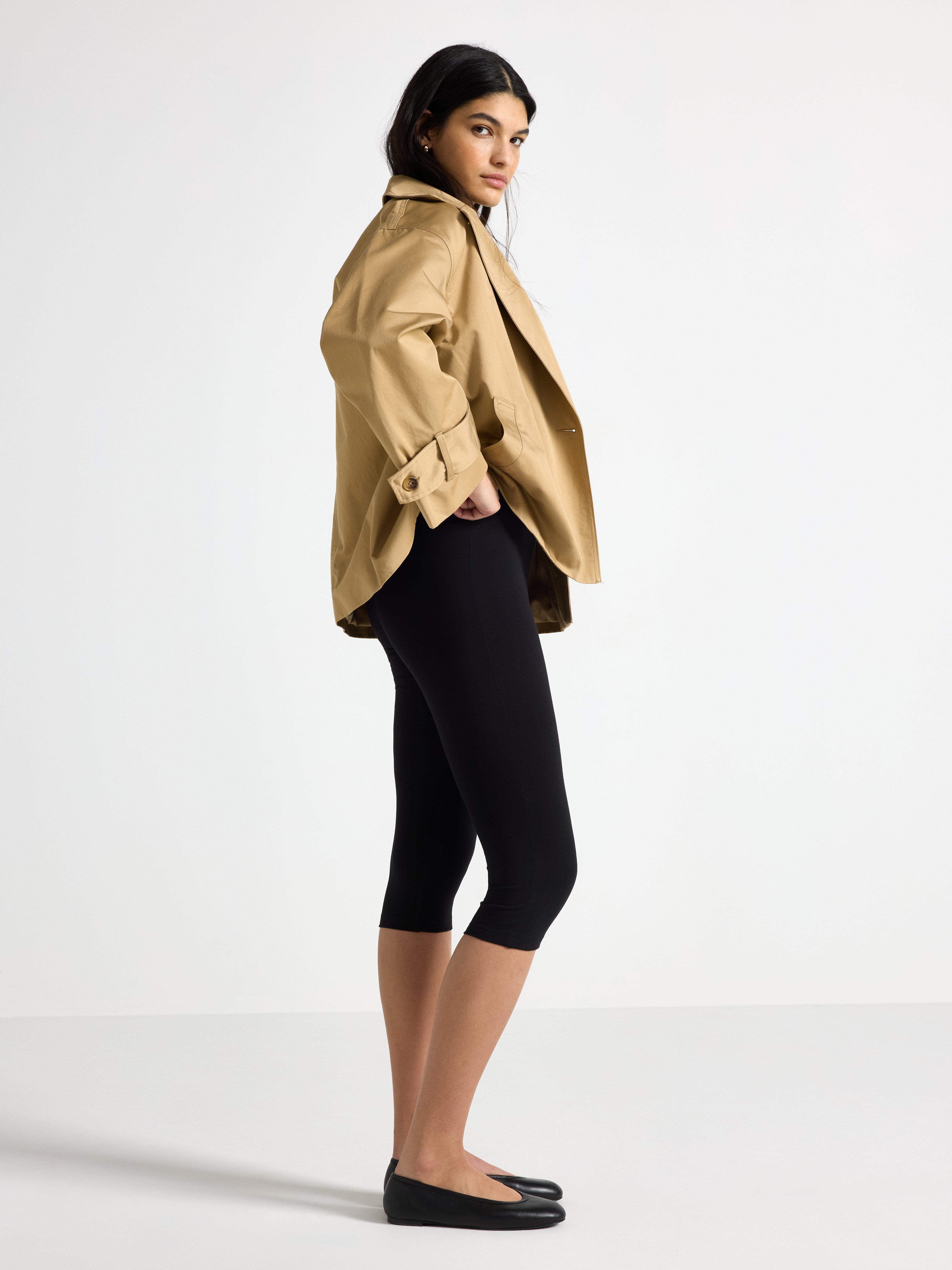 Caprileggingsit - Naiset - Musta