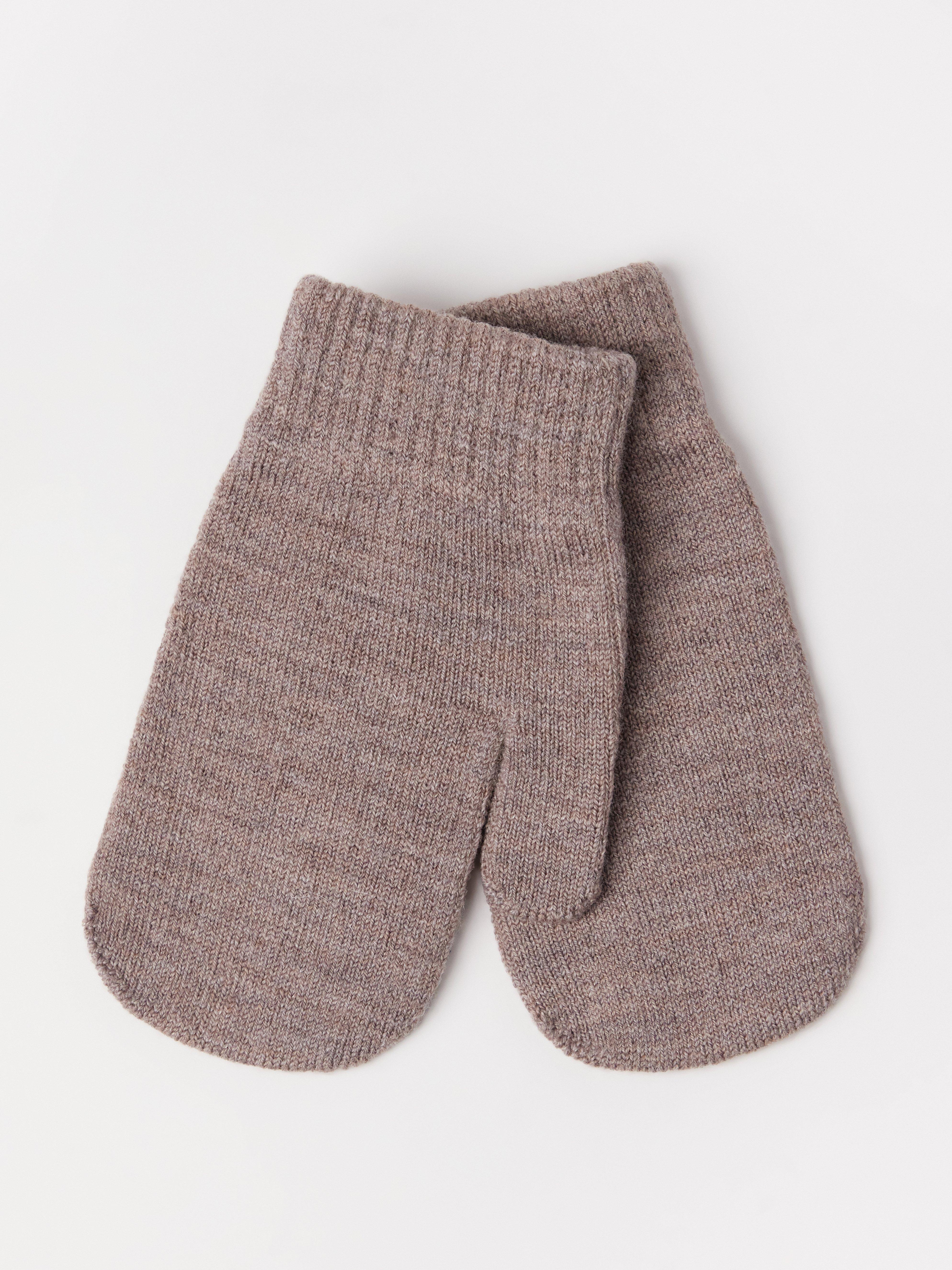 Mittens - Kids Wear - Brown
