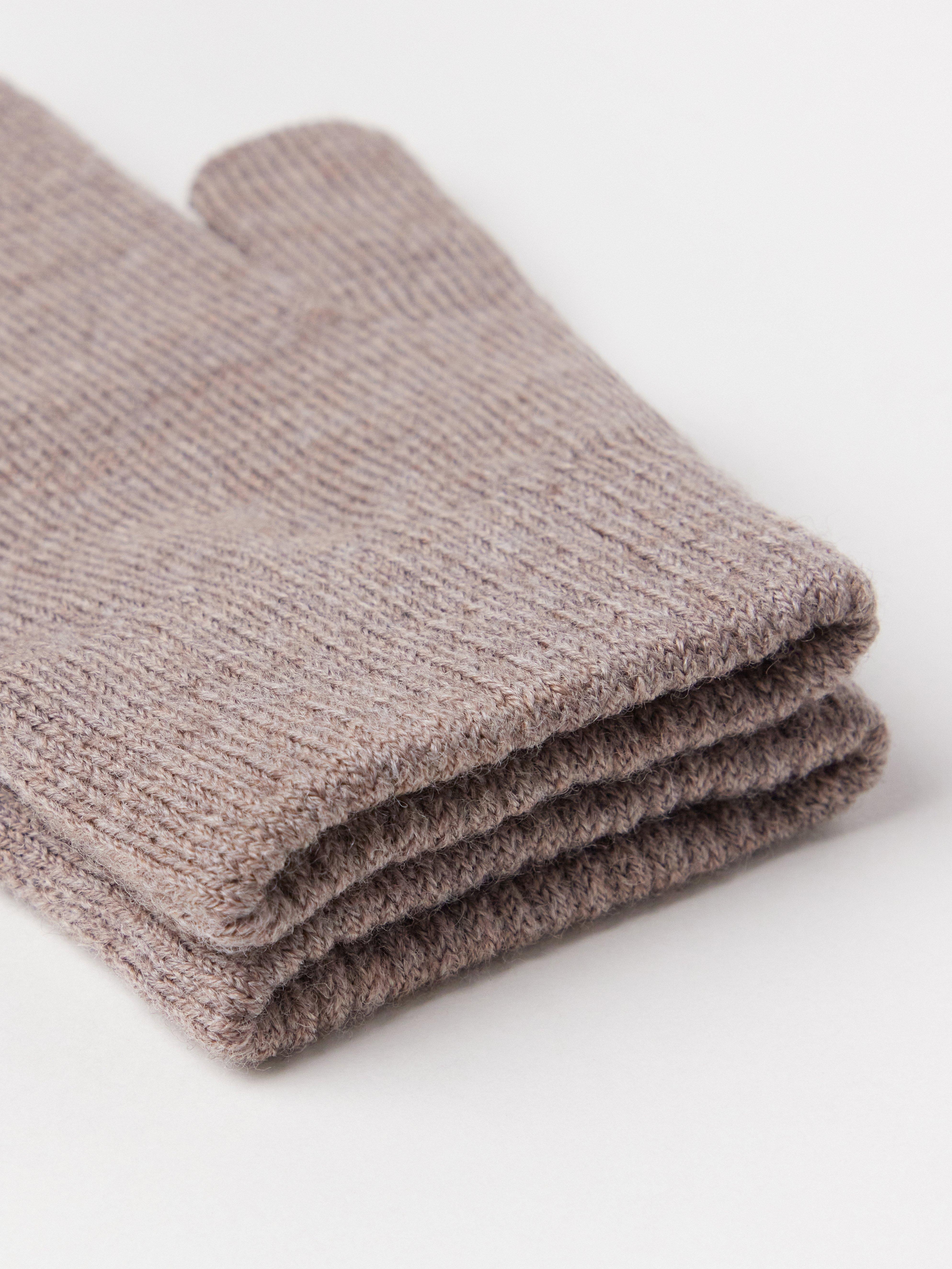 Mittens - Kids Wear - Brown
