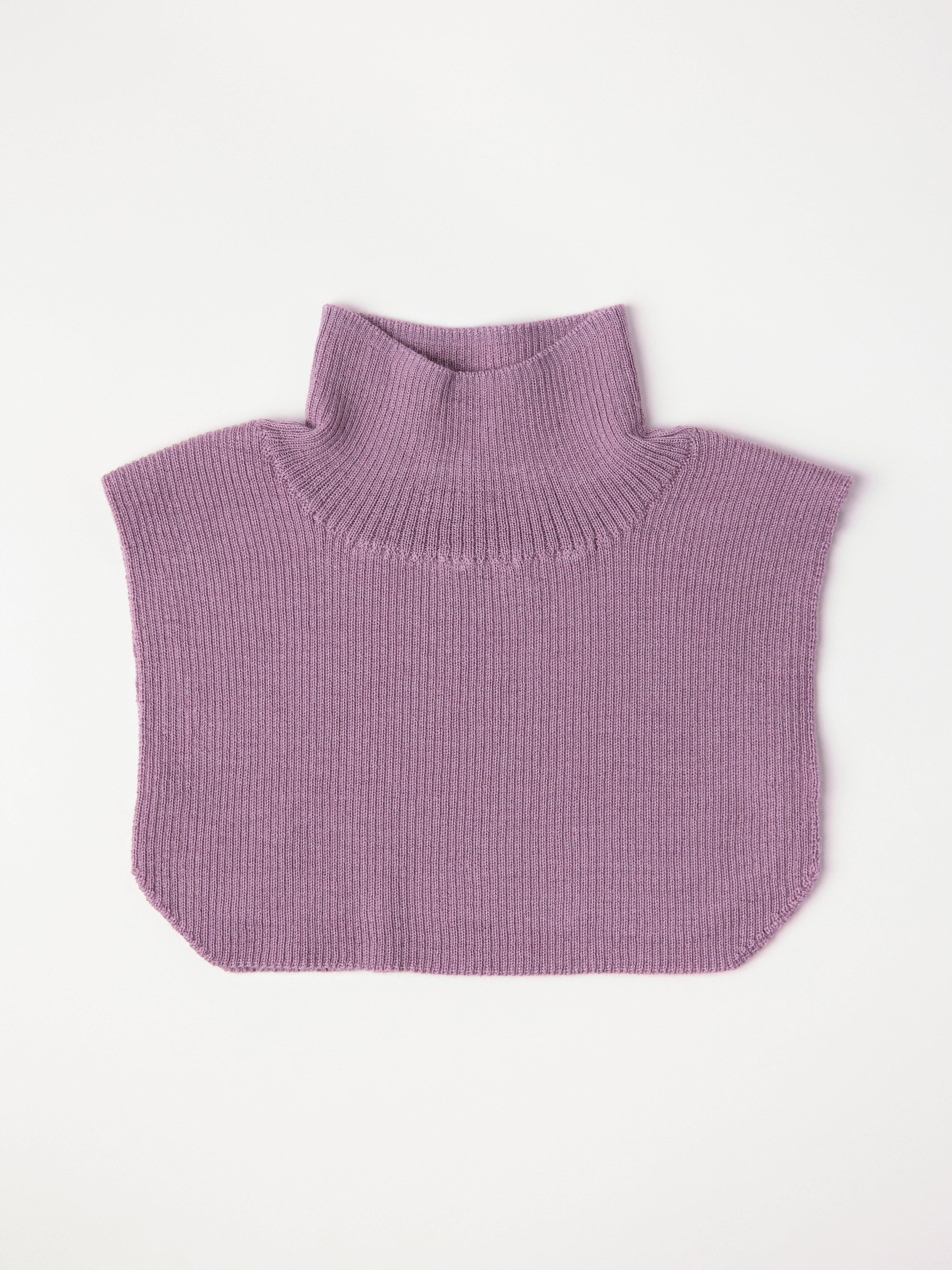 Mock turtleneck in wool