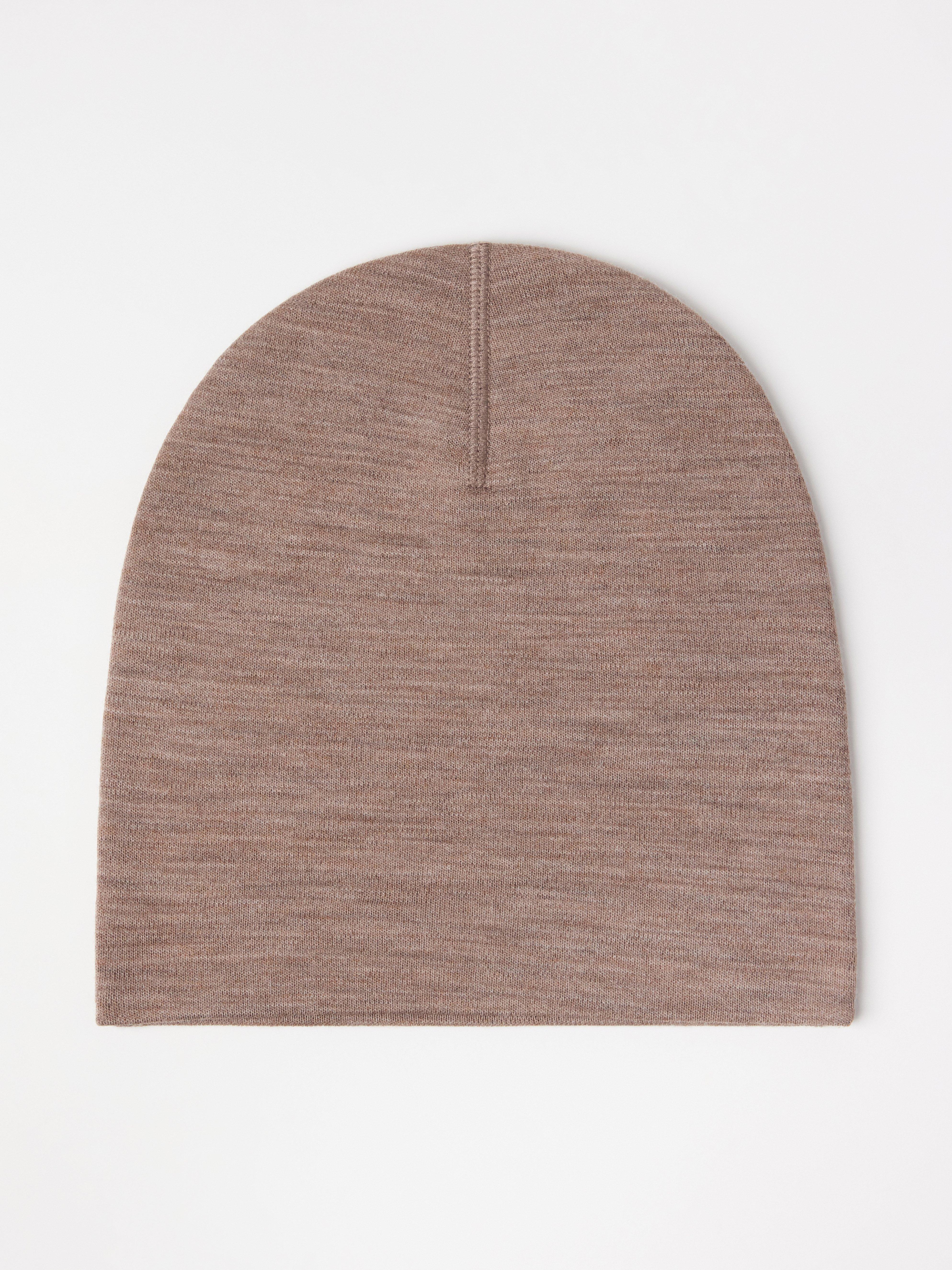 Beanie in merino wool