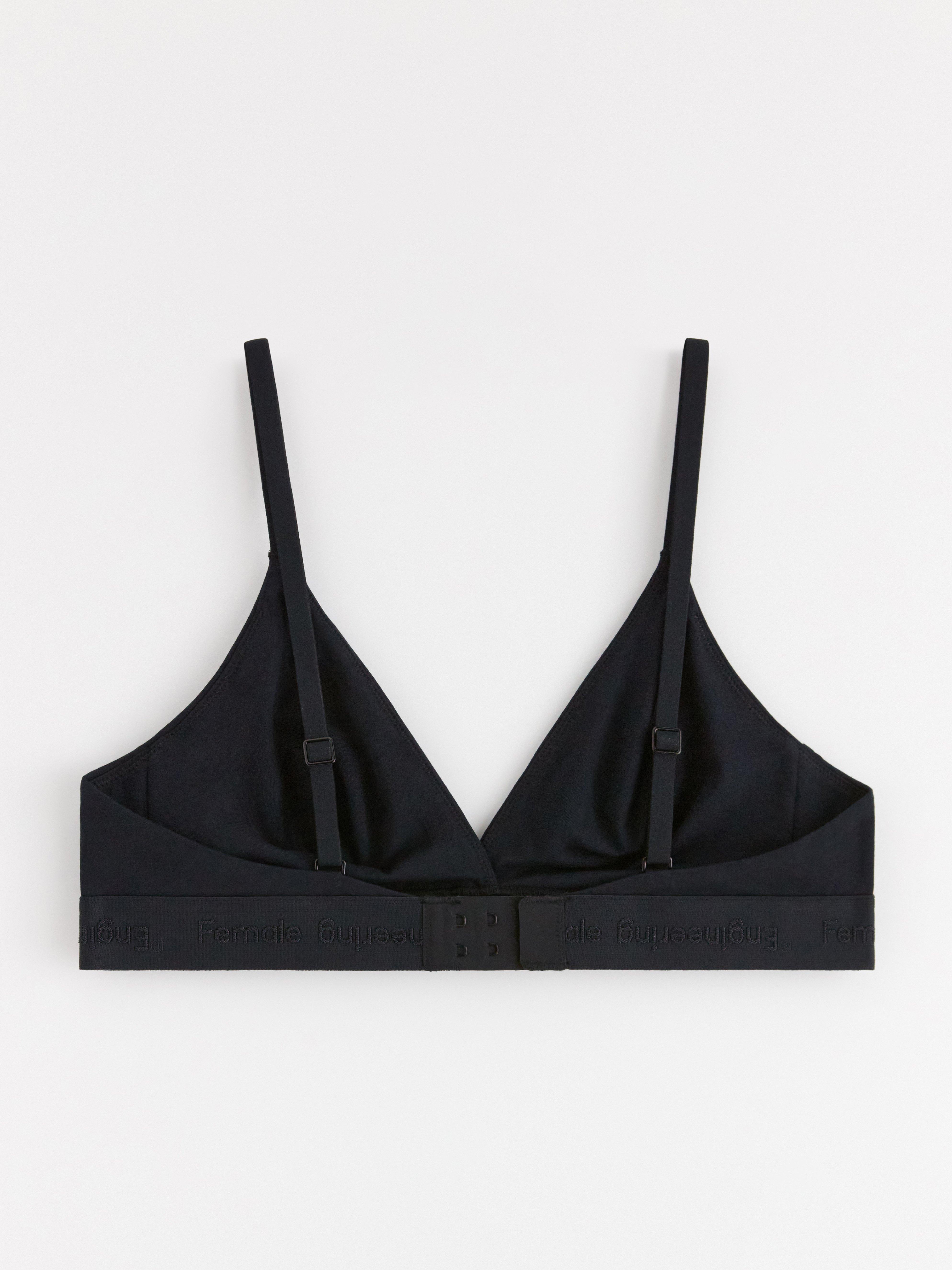 Unpadded Bra - Female Engineering - Black