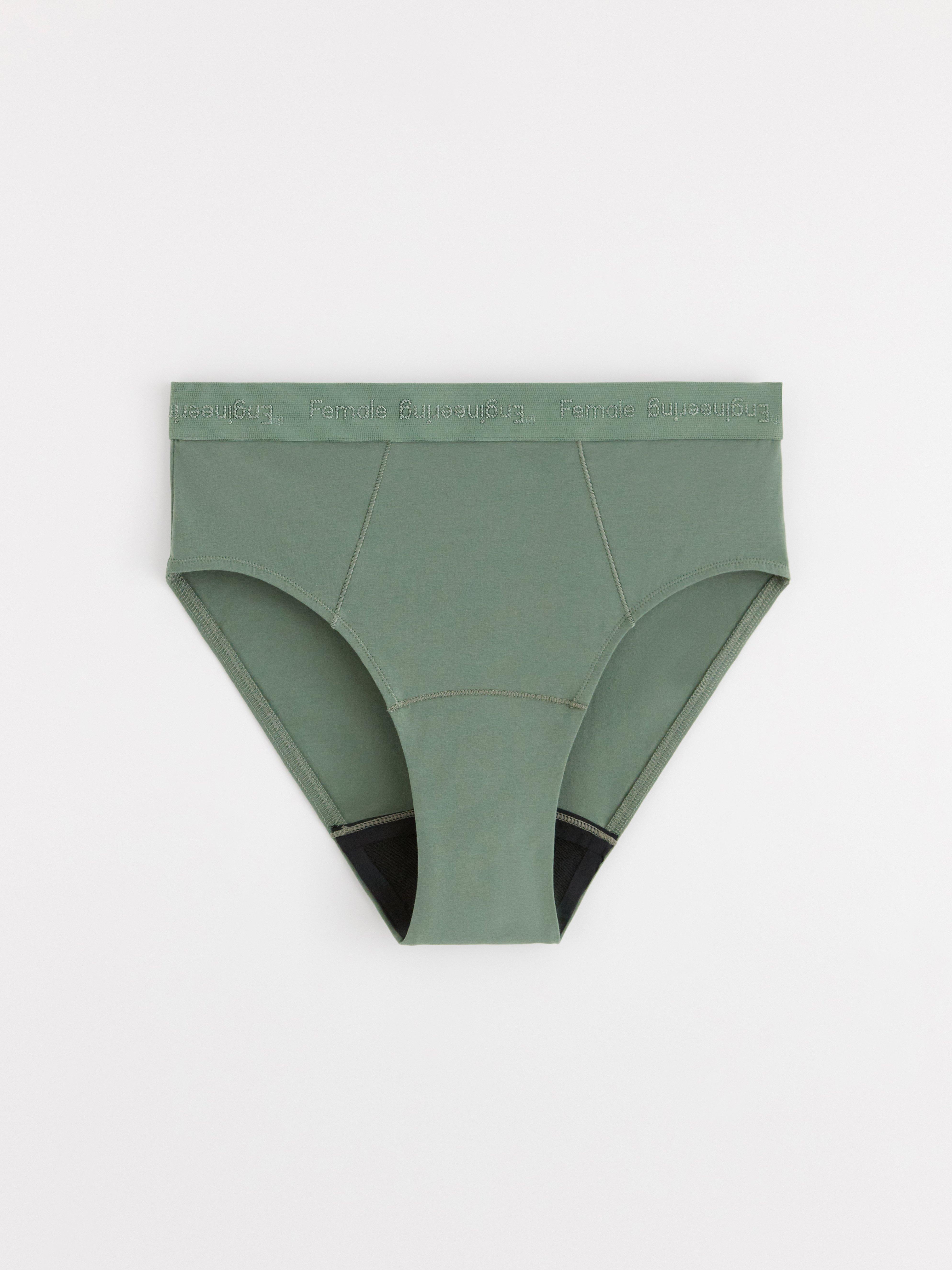 Period Proof Underwear - Female Engineering - Green