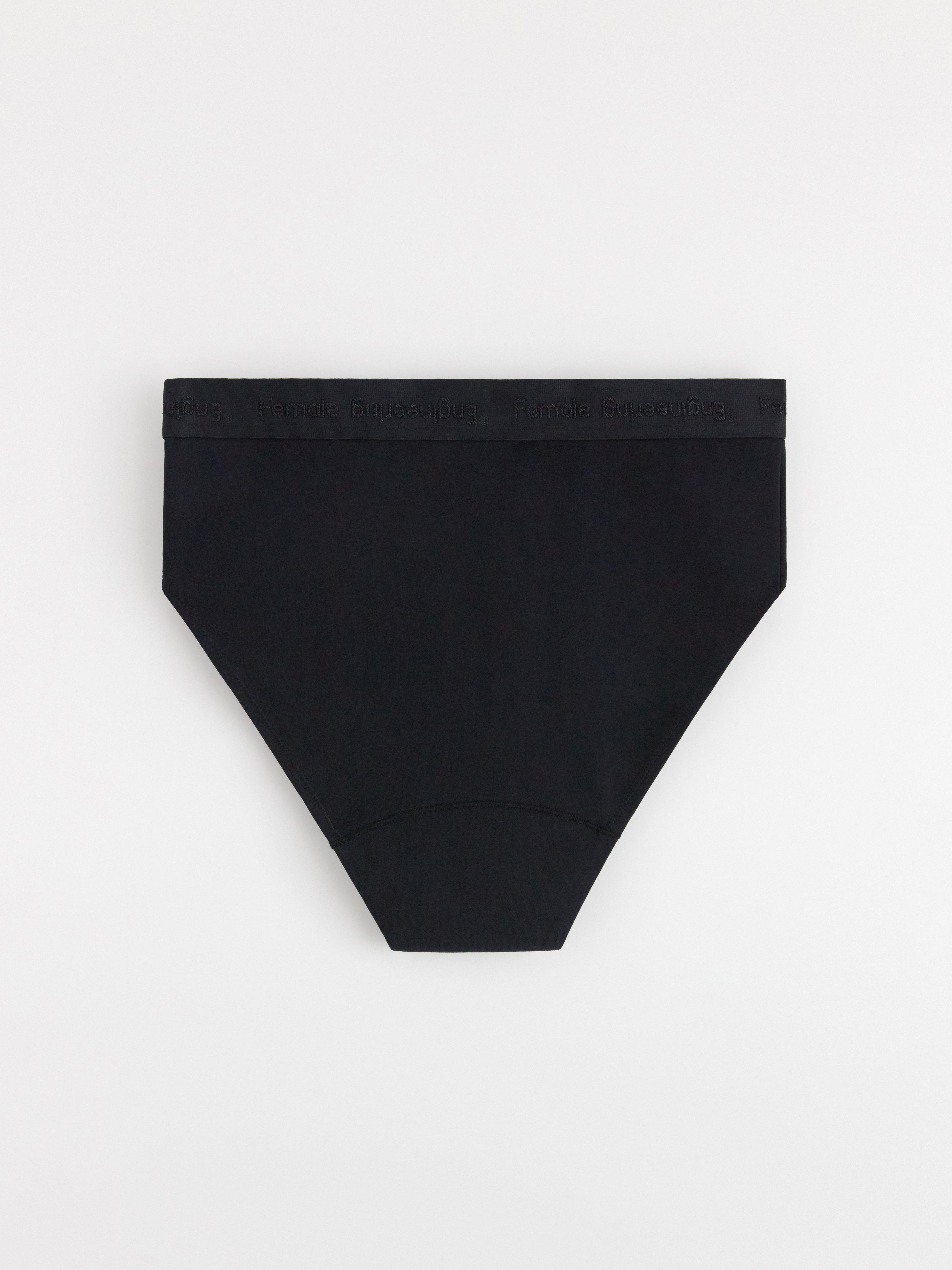 Period Proof Underwear - Female Engineering - Black