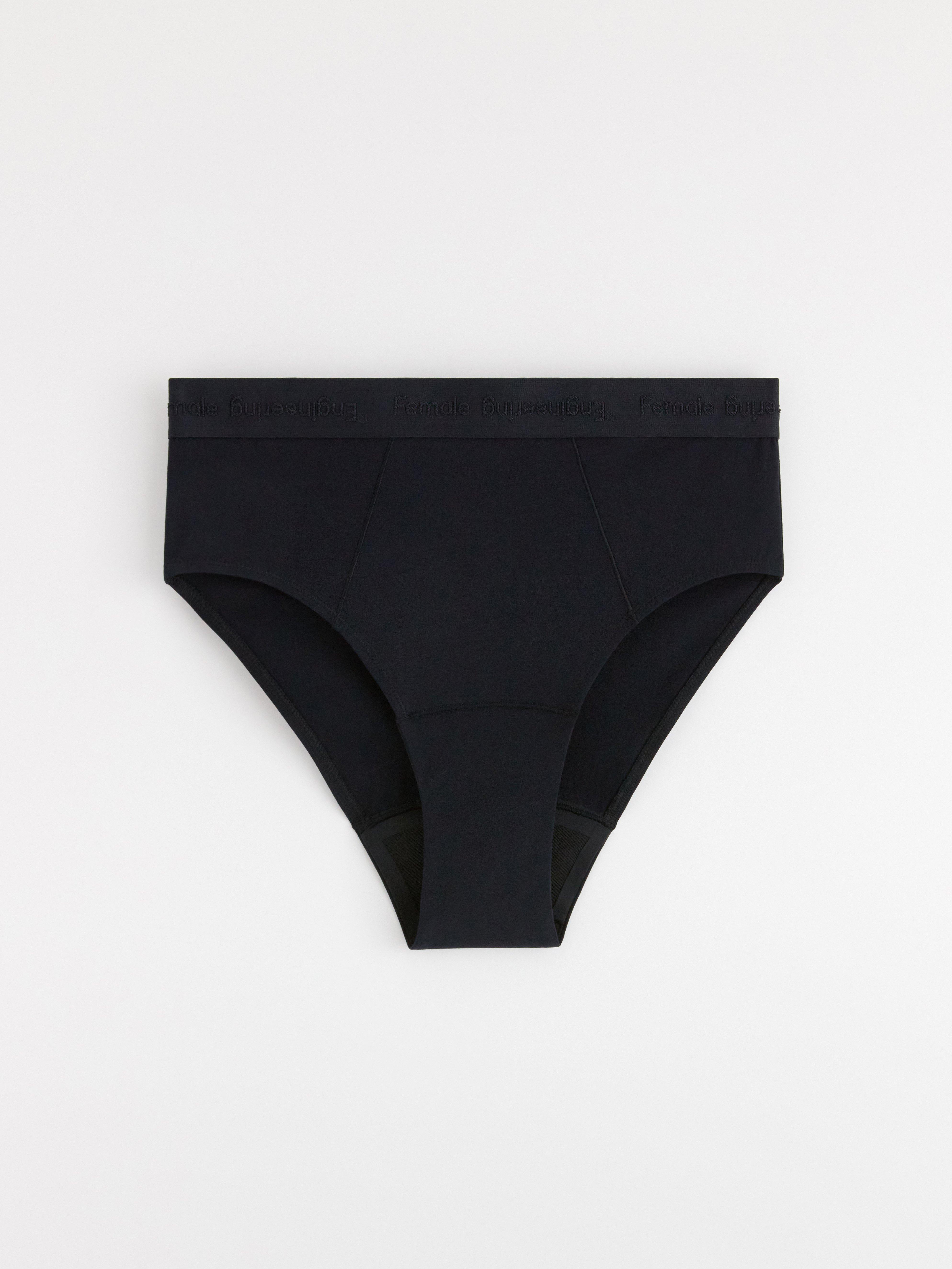 Menstruační spodní prádlo - Female Engineering - Černá