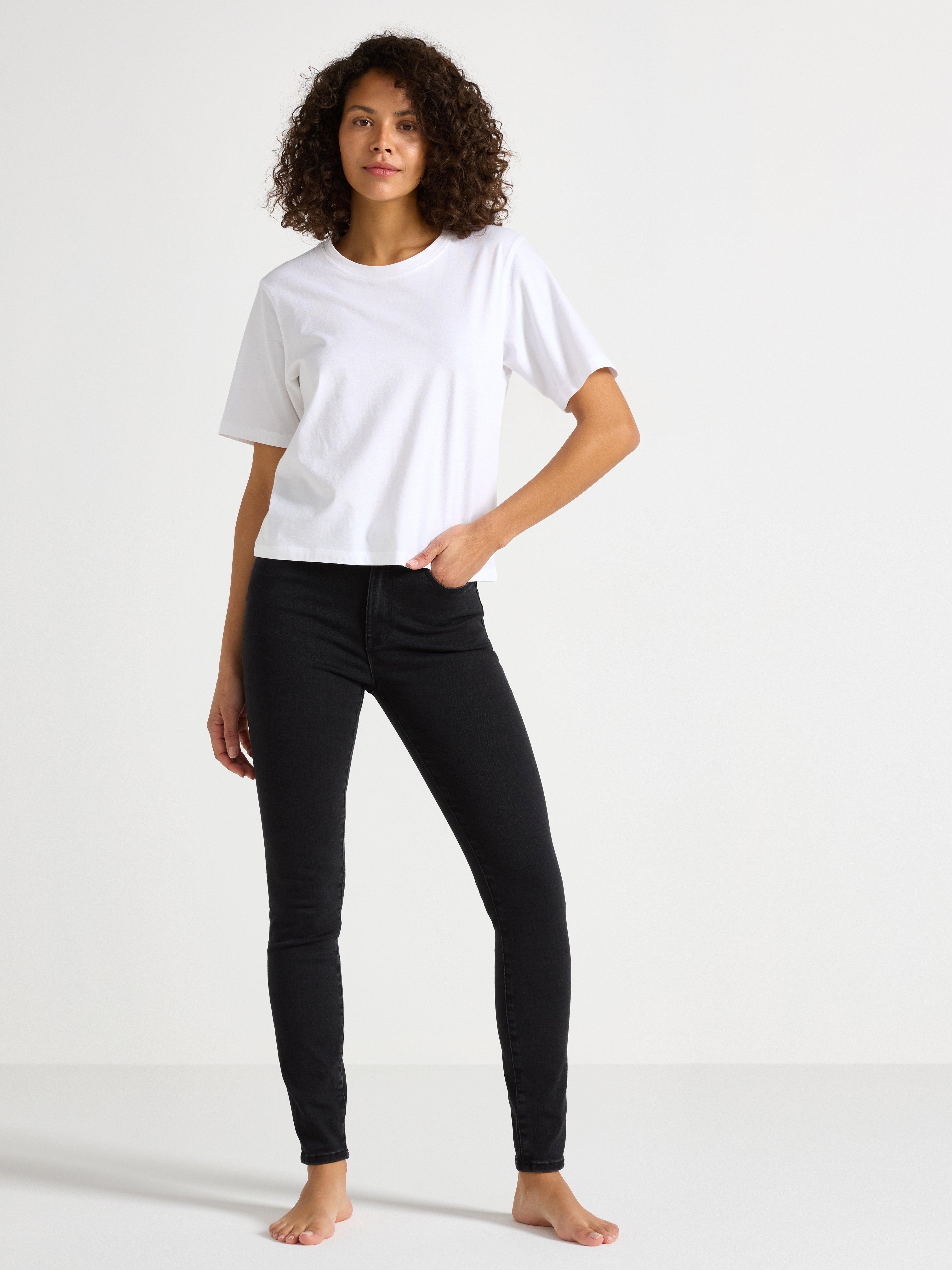 CLARA Curve superstretchiga slim fit jeans med hög midja