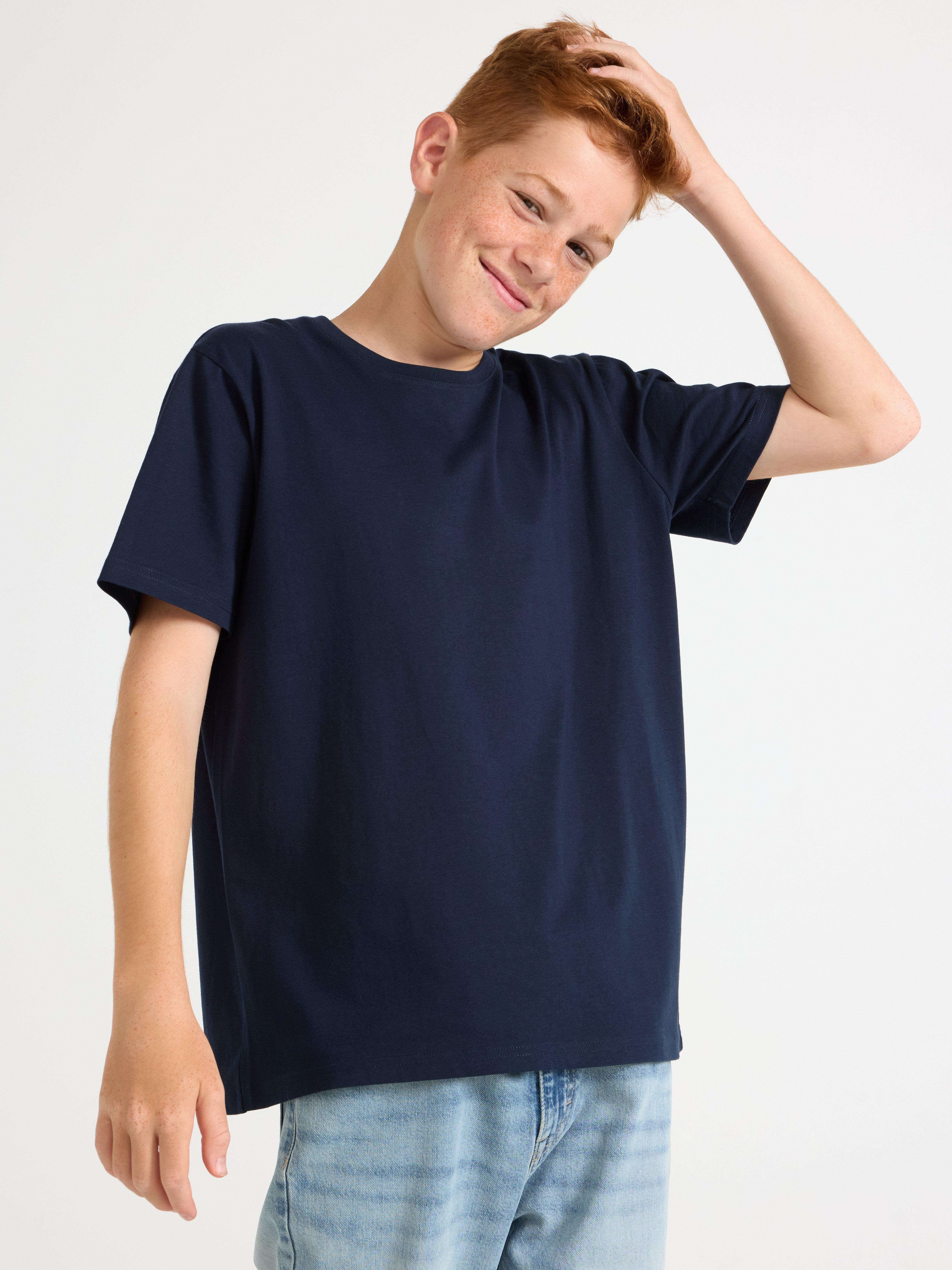 T-shirt - Børn - Blå