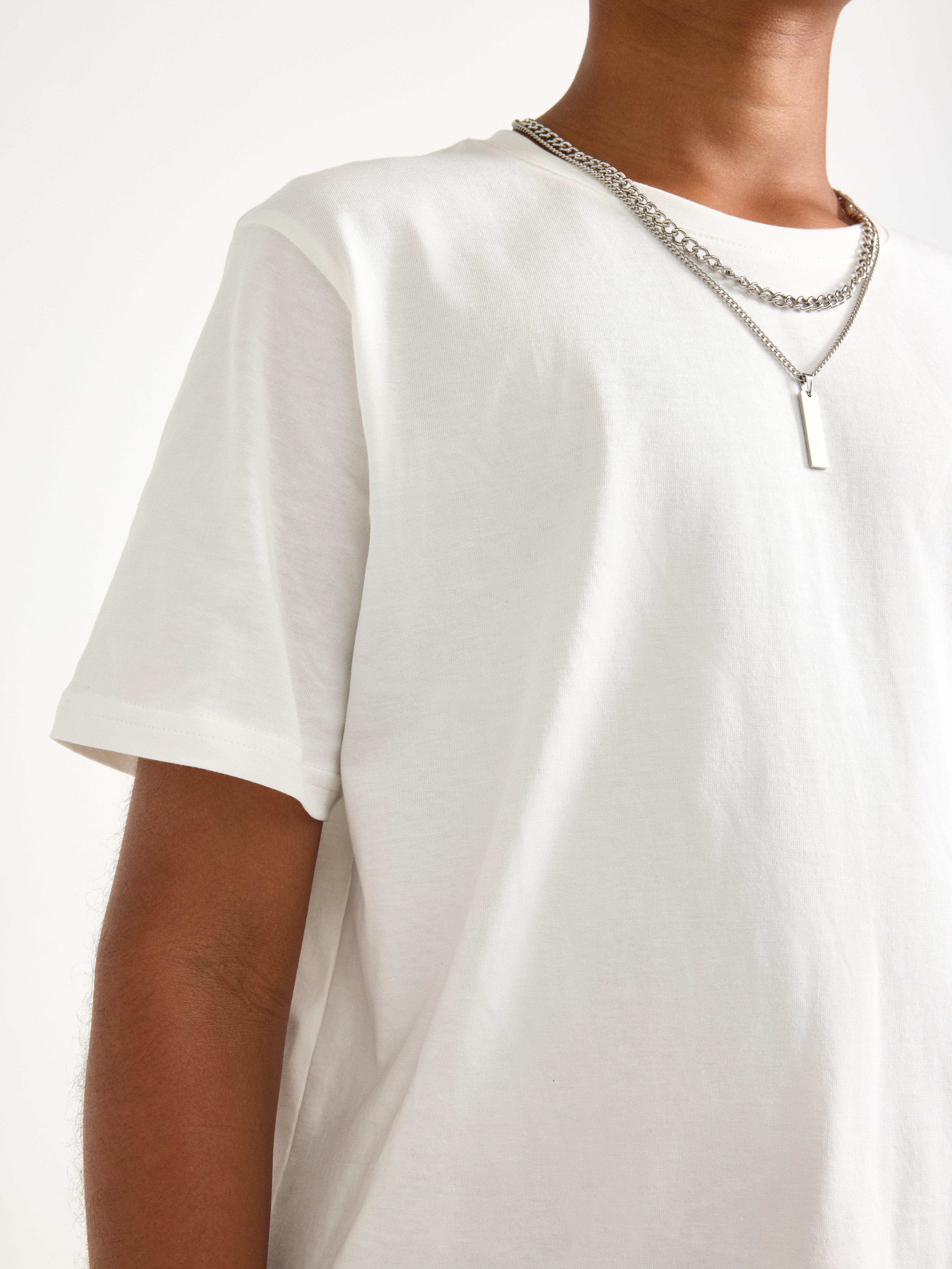 T-shirt - Børn - Hvid