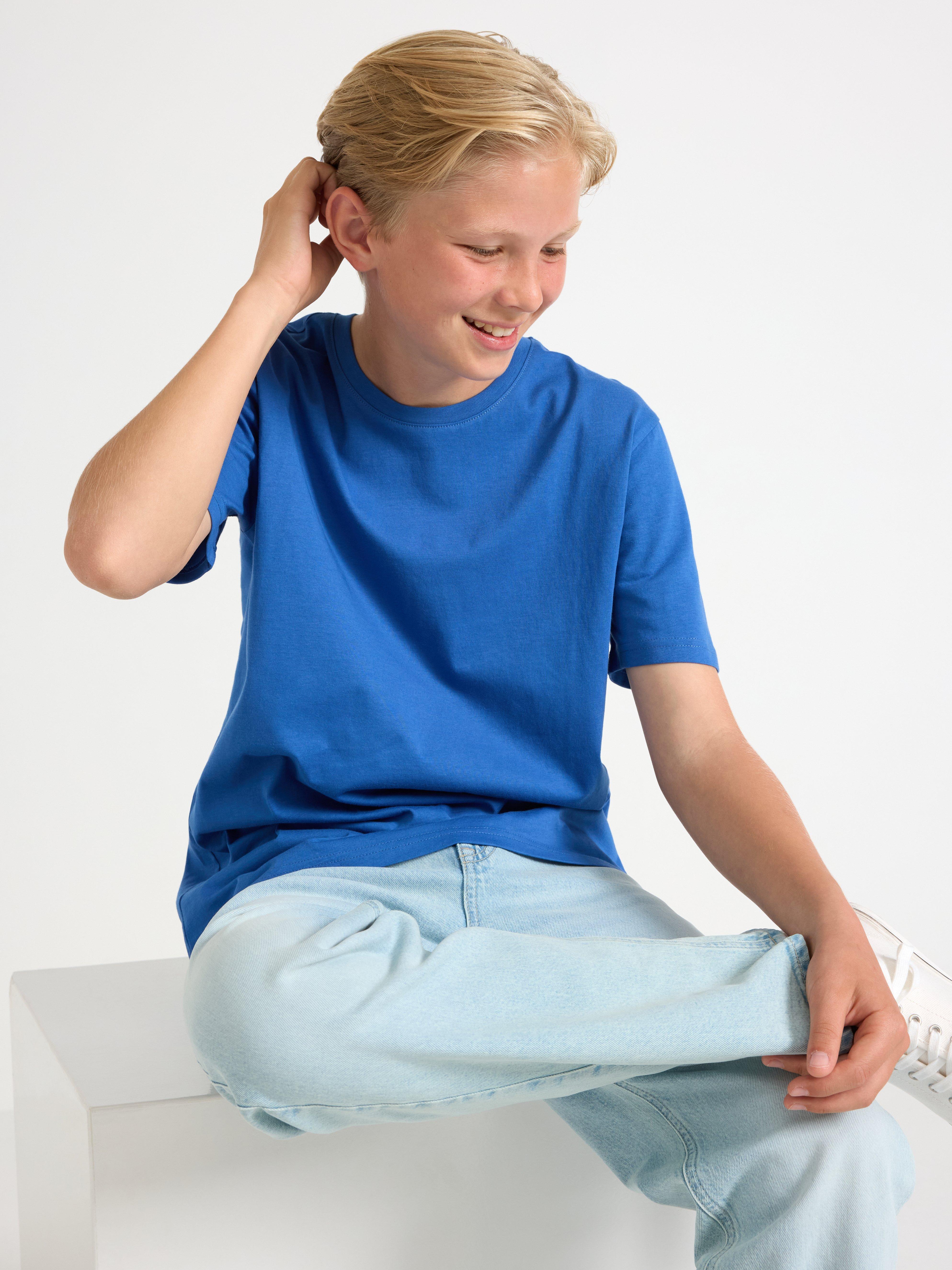 T-shirt - Barn - Blå