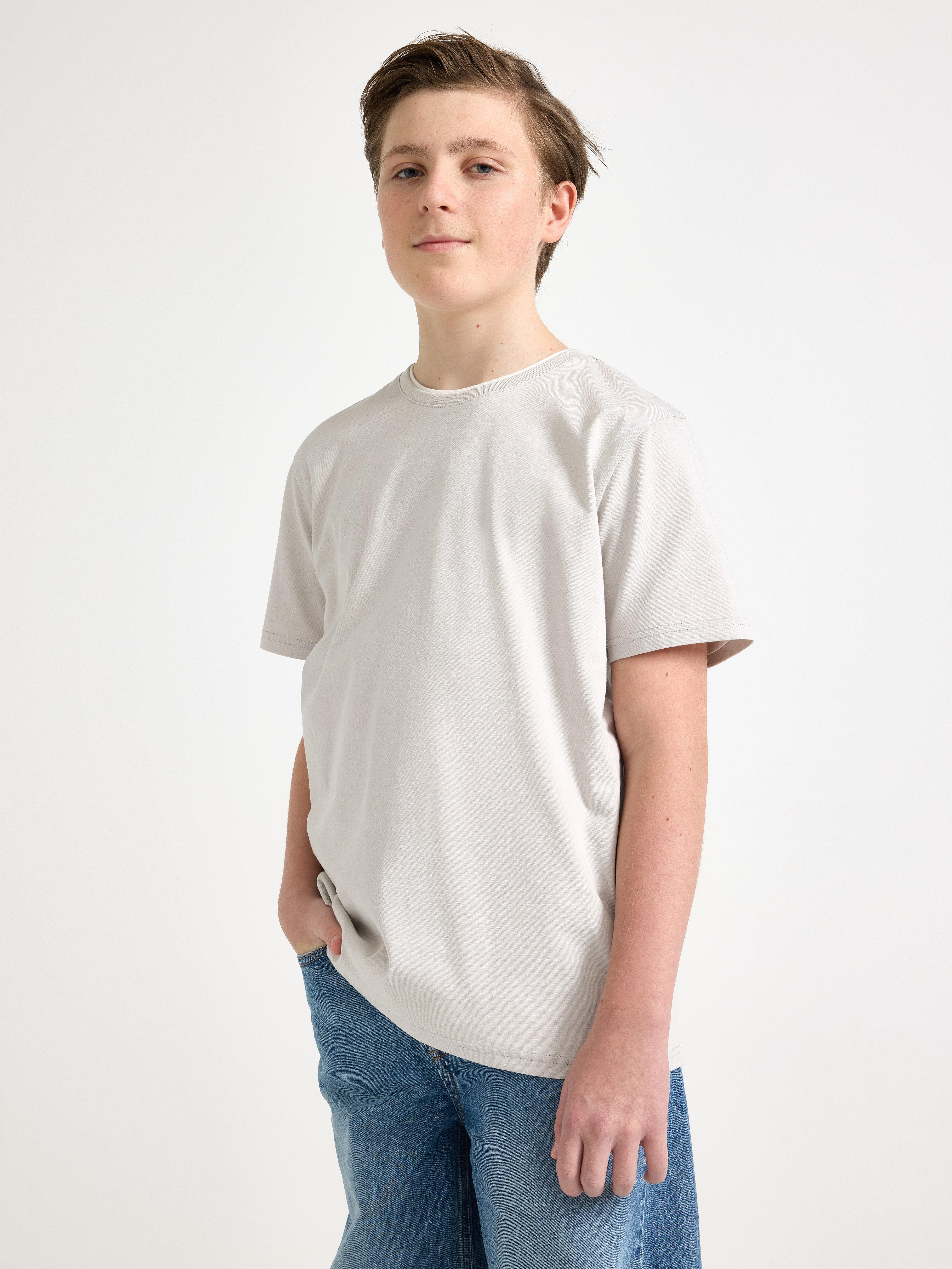 T-shirt - Børn - Grå