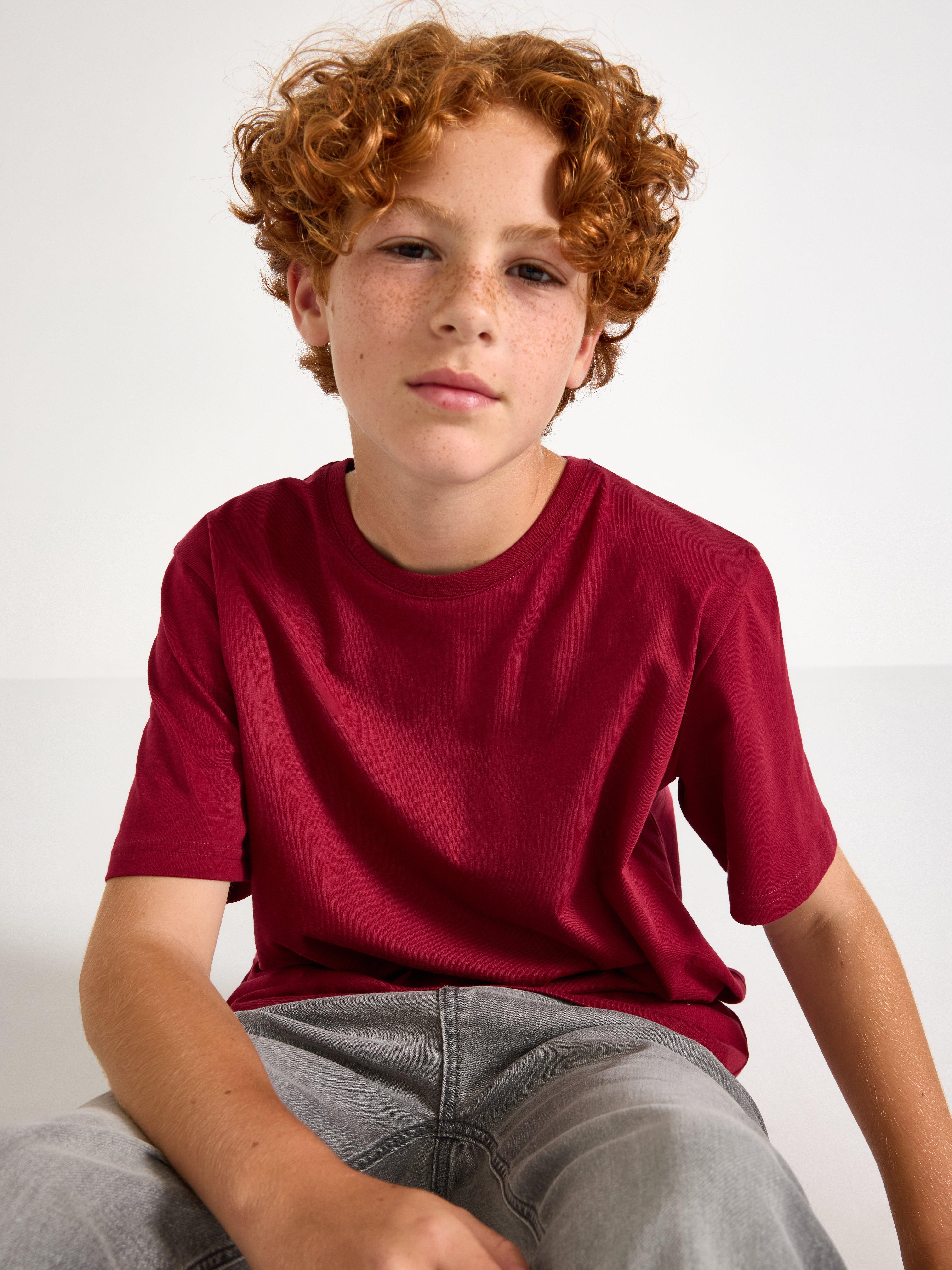 T-shirt - Barn - Rød