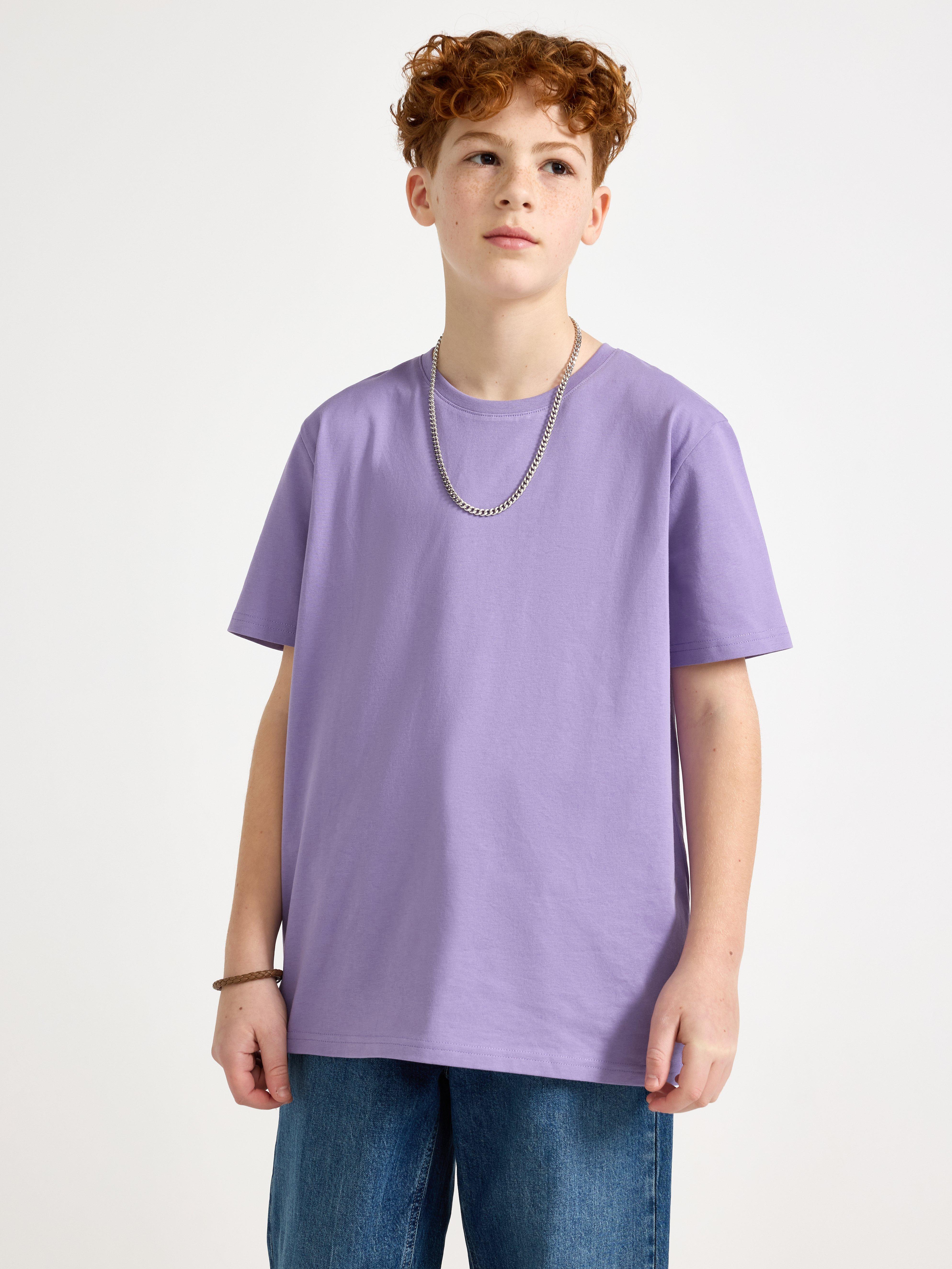 T-shirt - Børn - Lilla