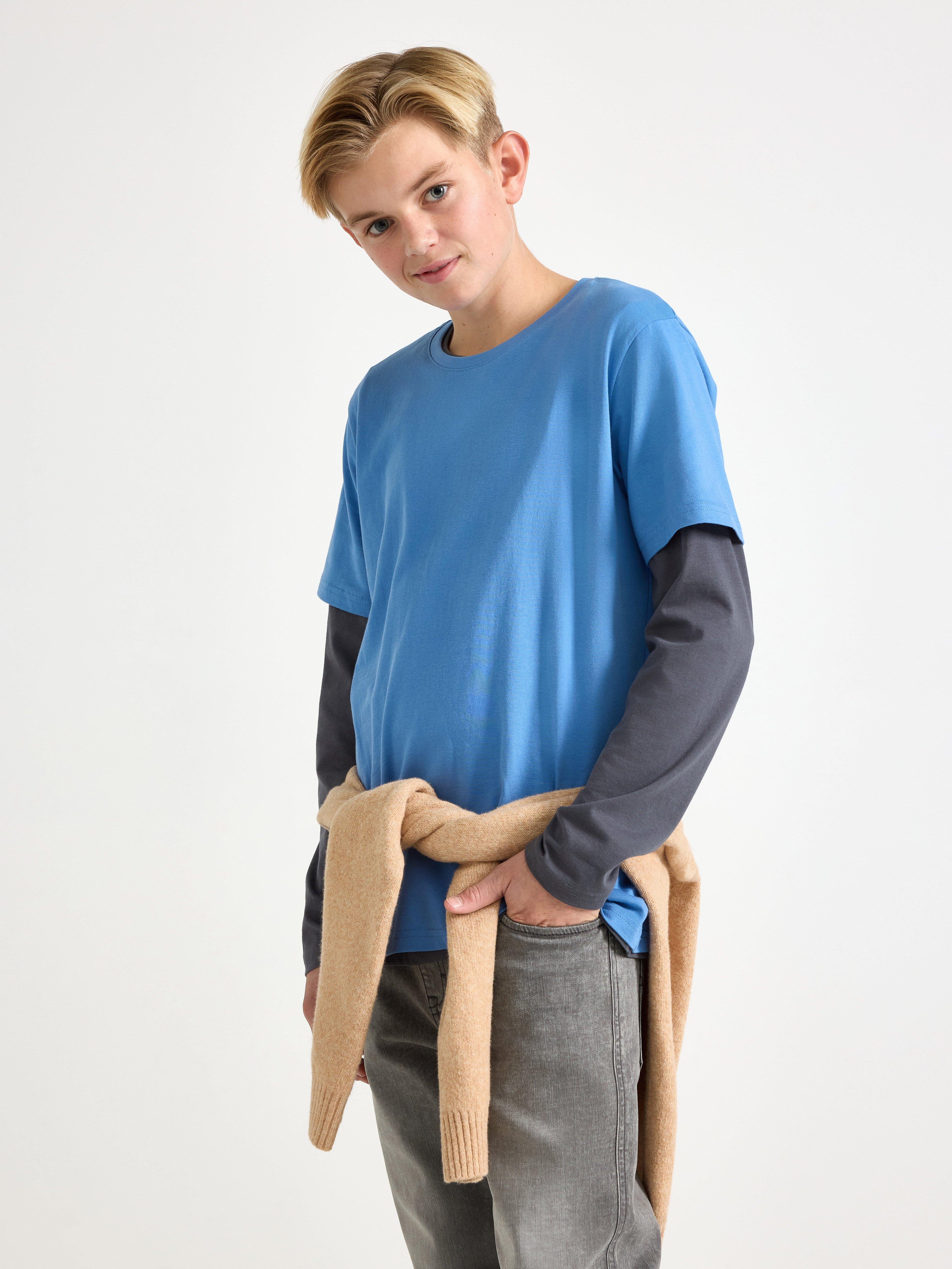 T-shirt - Barn - Blå