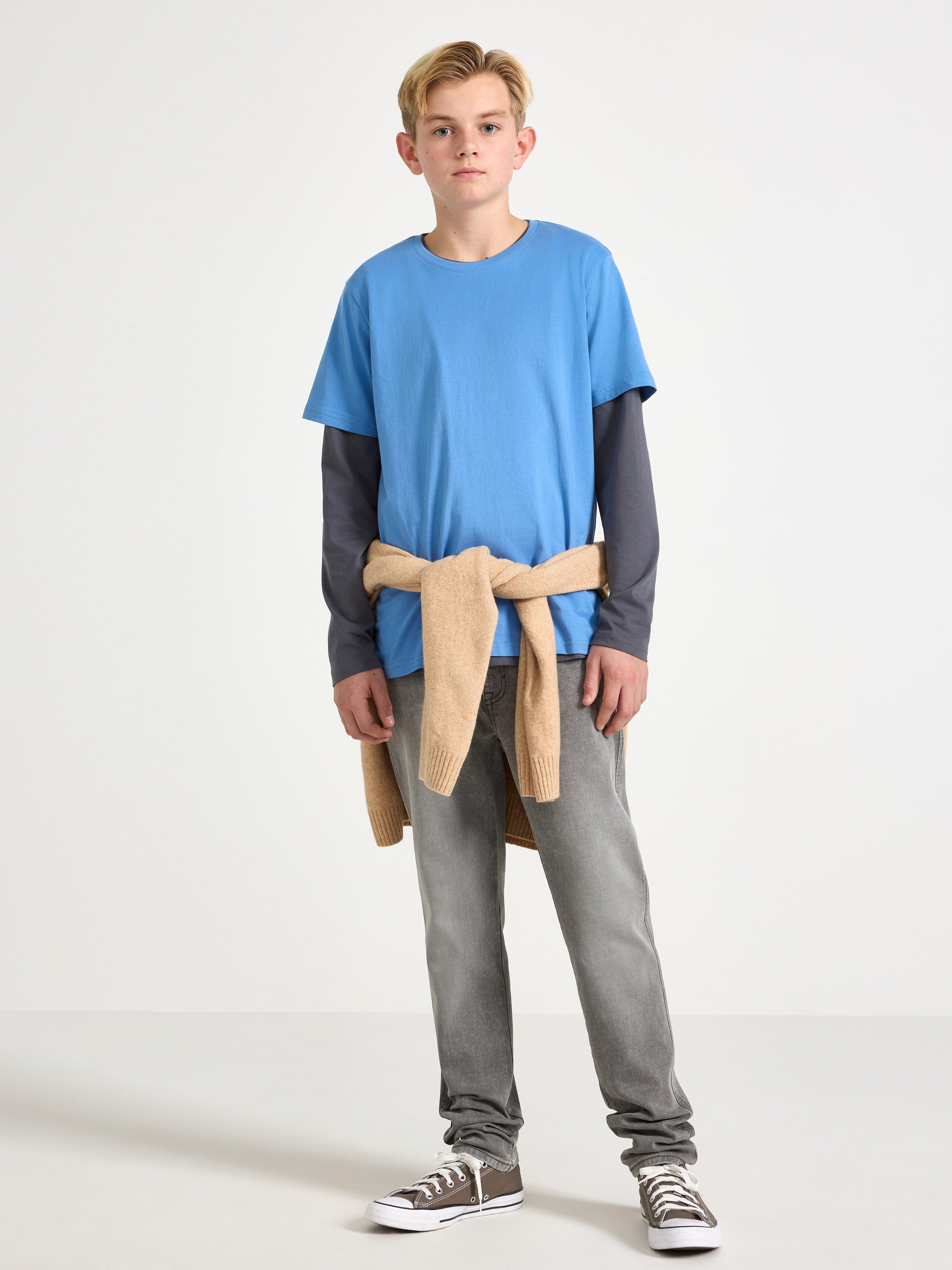 T-shirt - Børn - Blå