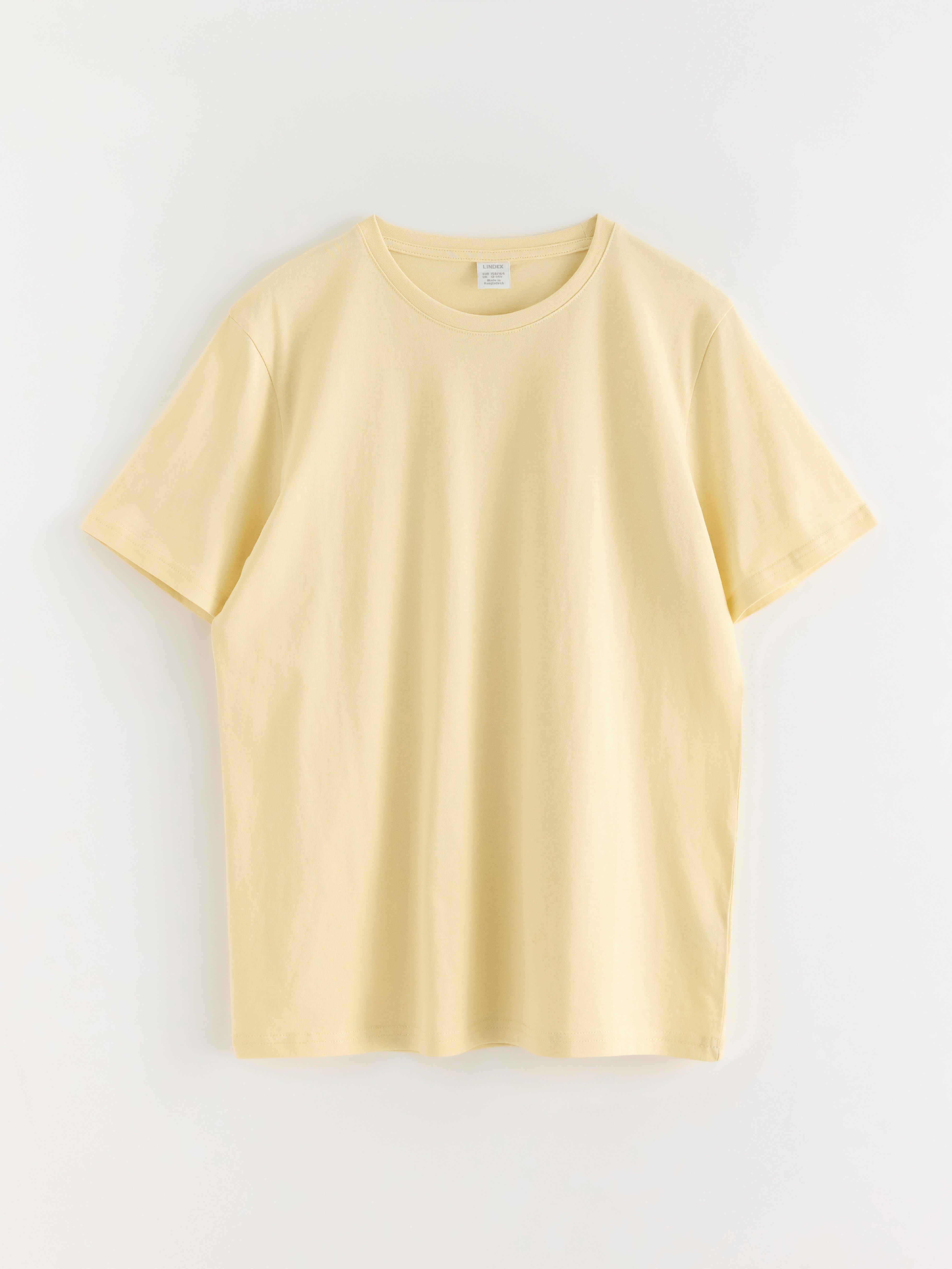 T-shirt - Barn - Gul