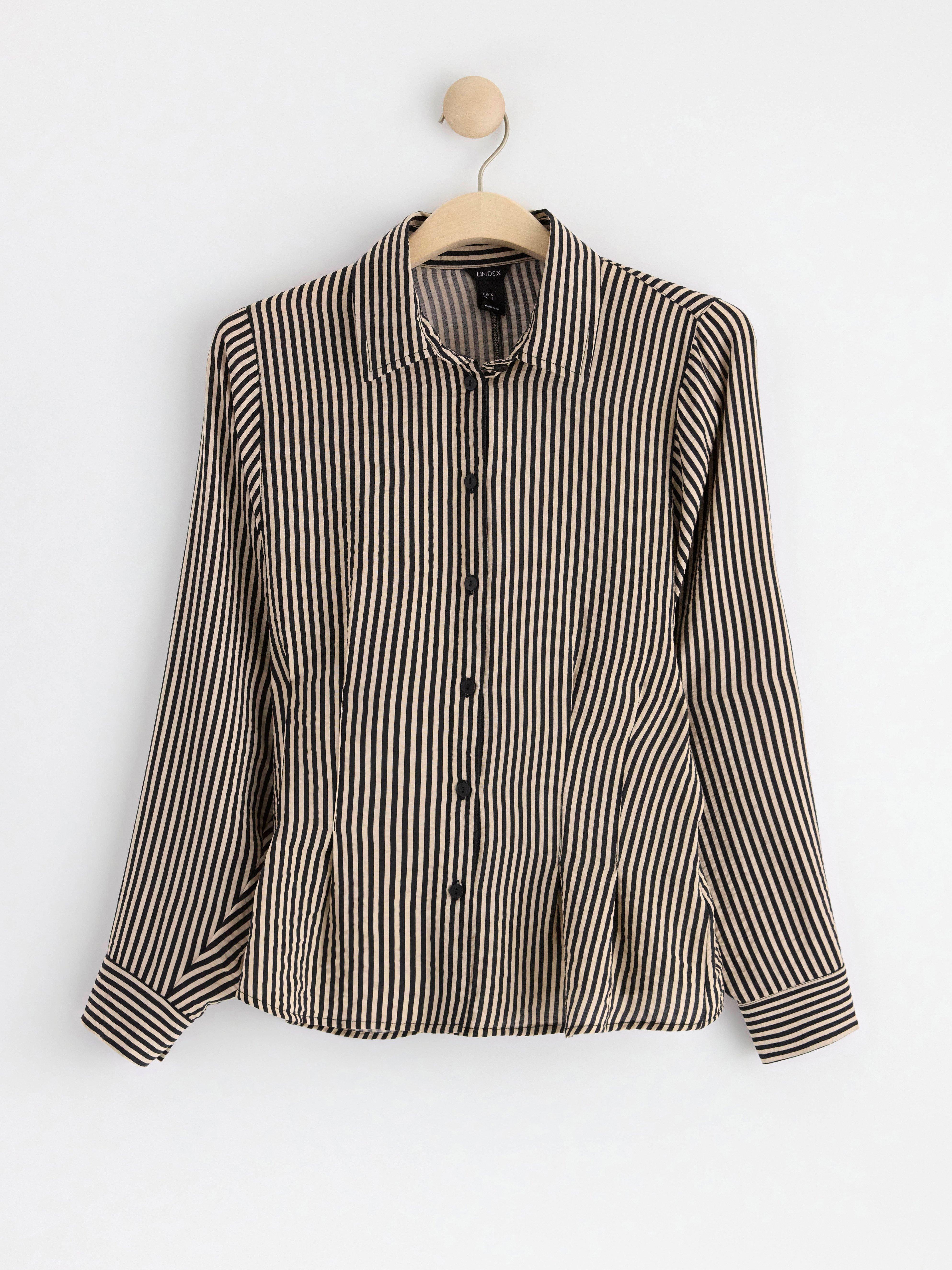 Bluse - Dame - Beige