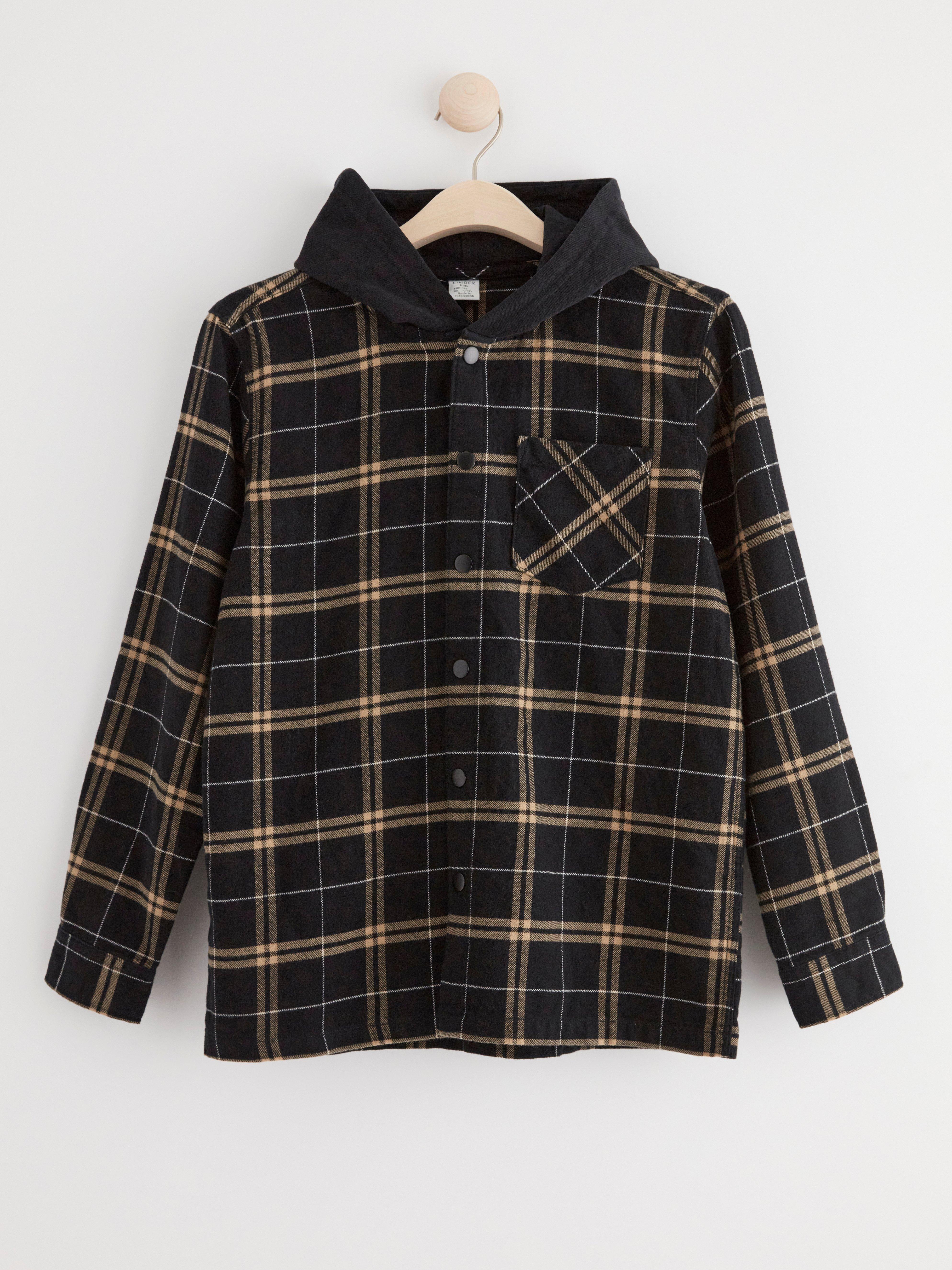 Skjorta med luva - Barn - Svart