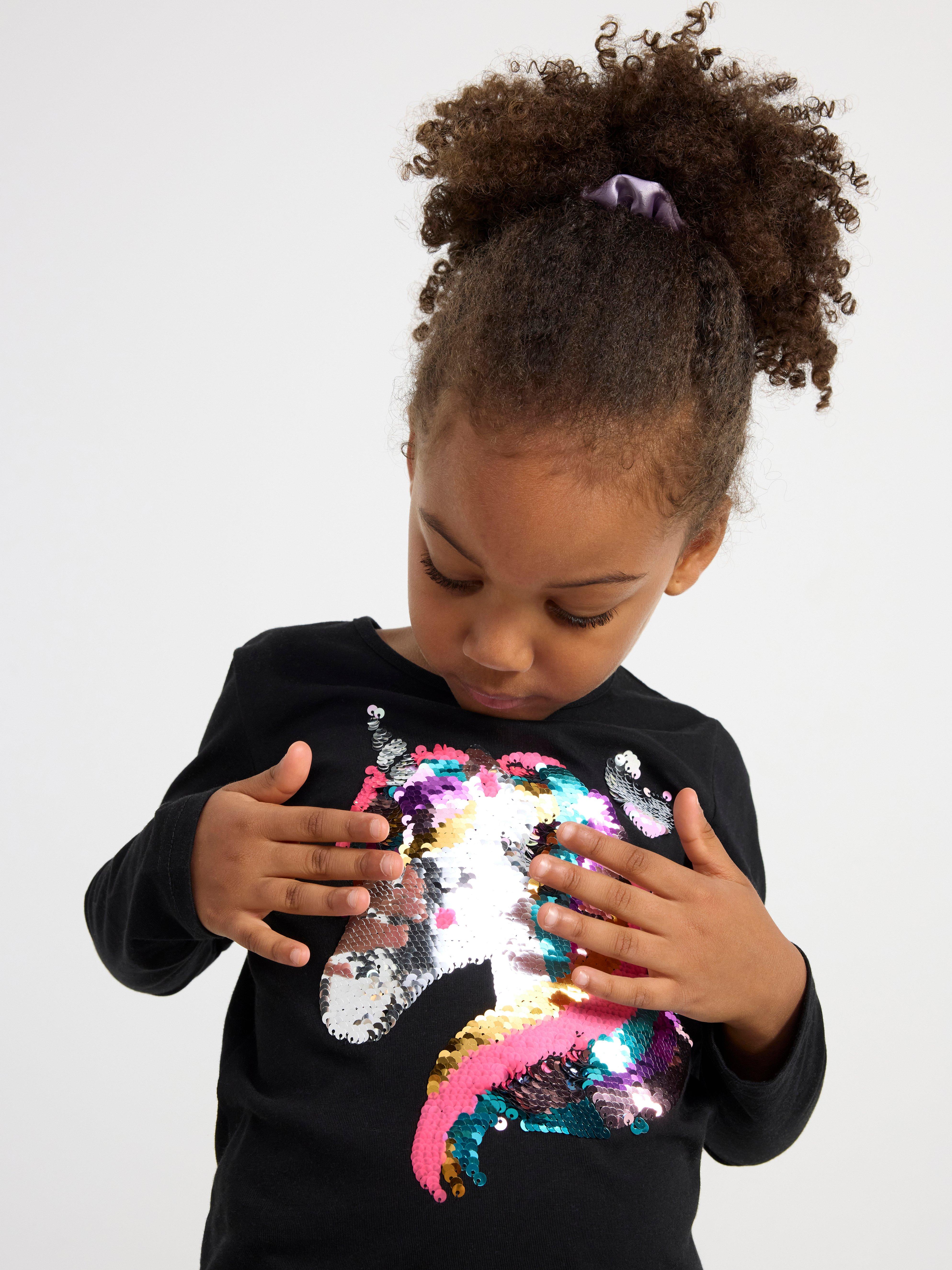 Little girl flip sales sequin shirt