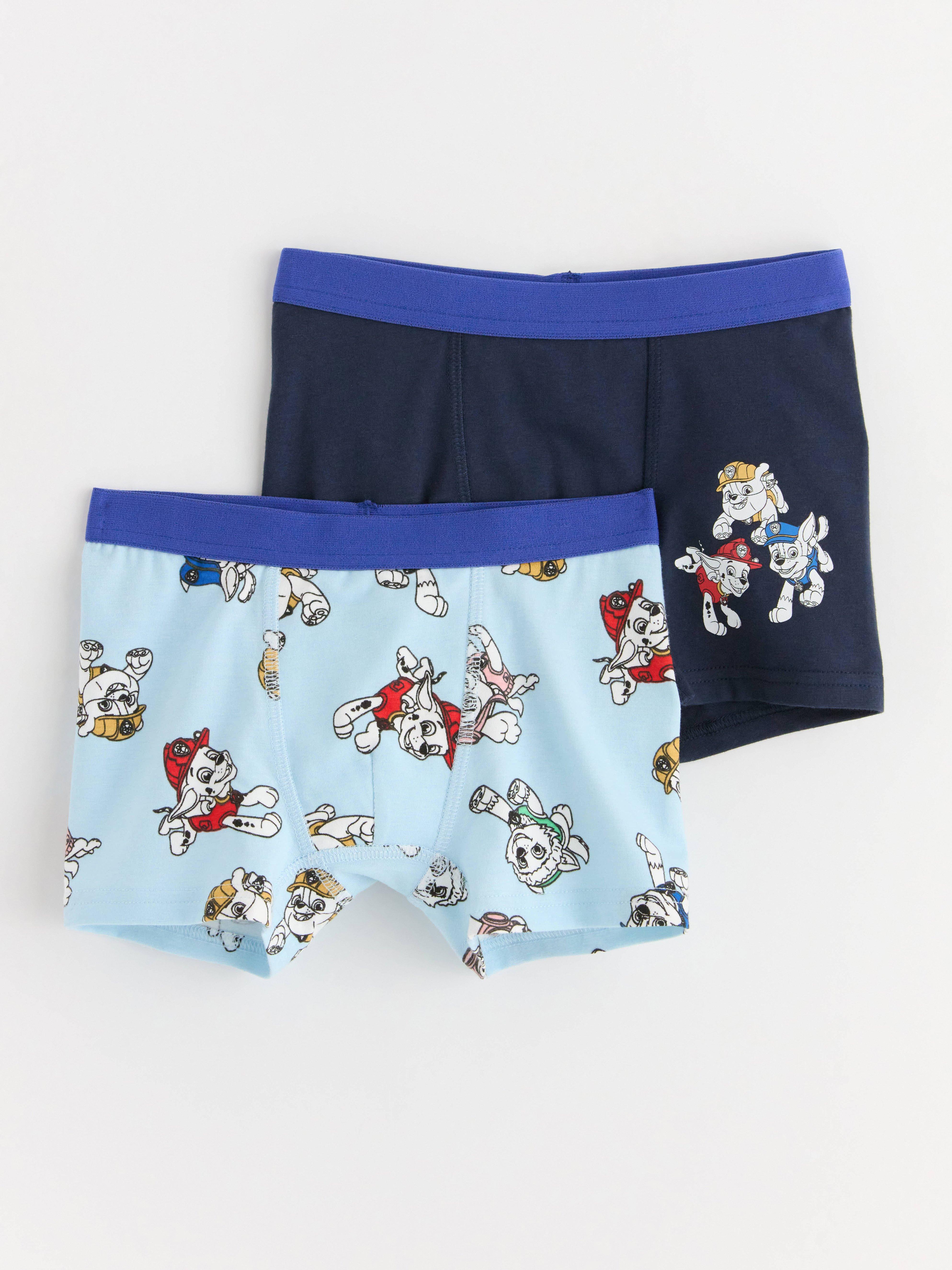 Paw Patrol Boy's pack of 4 breifs with elastique waist, Sizes 3 to
