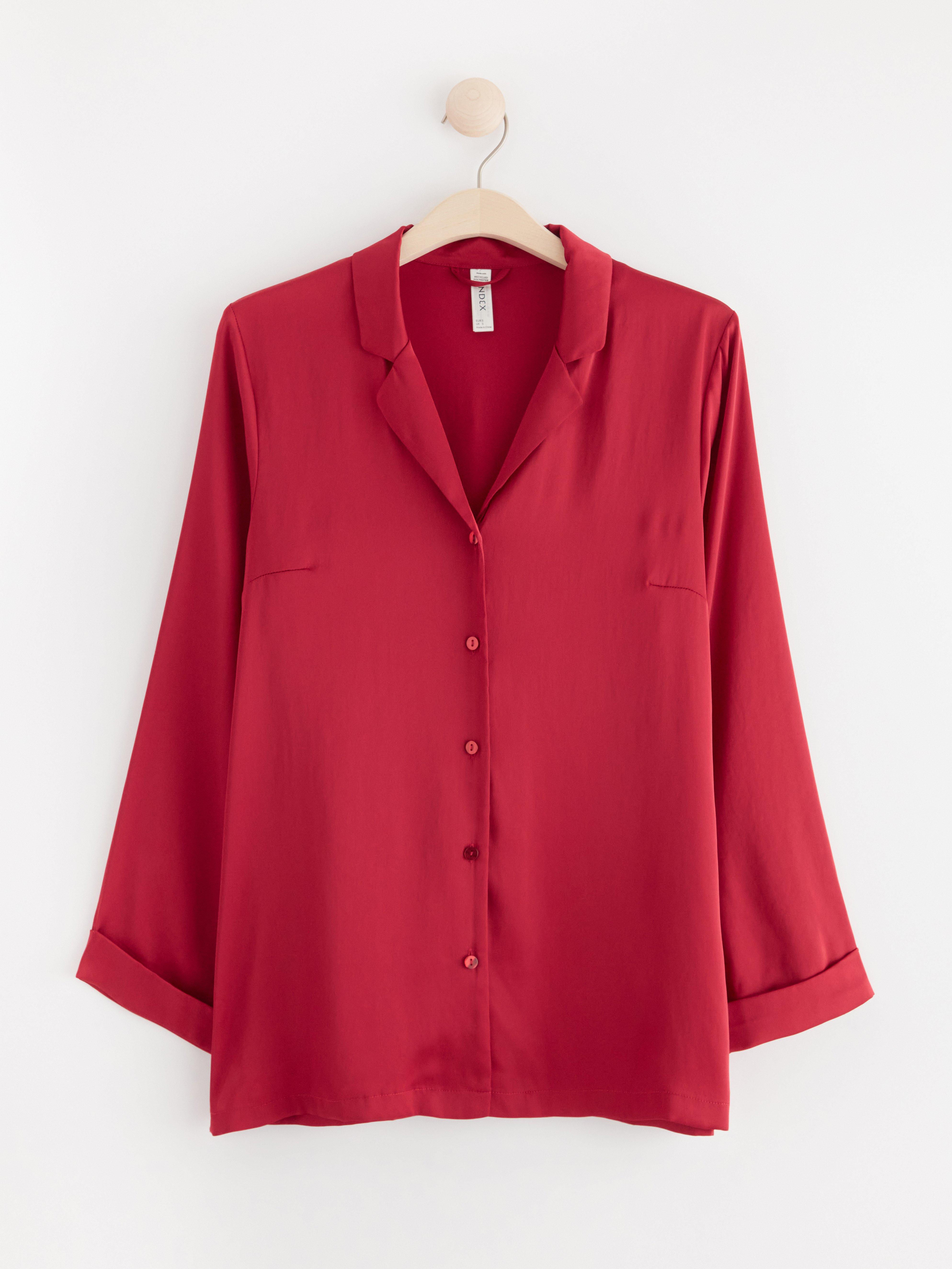 Pyjama Shirt - Lingerie - Red