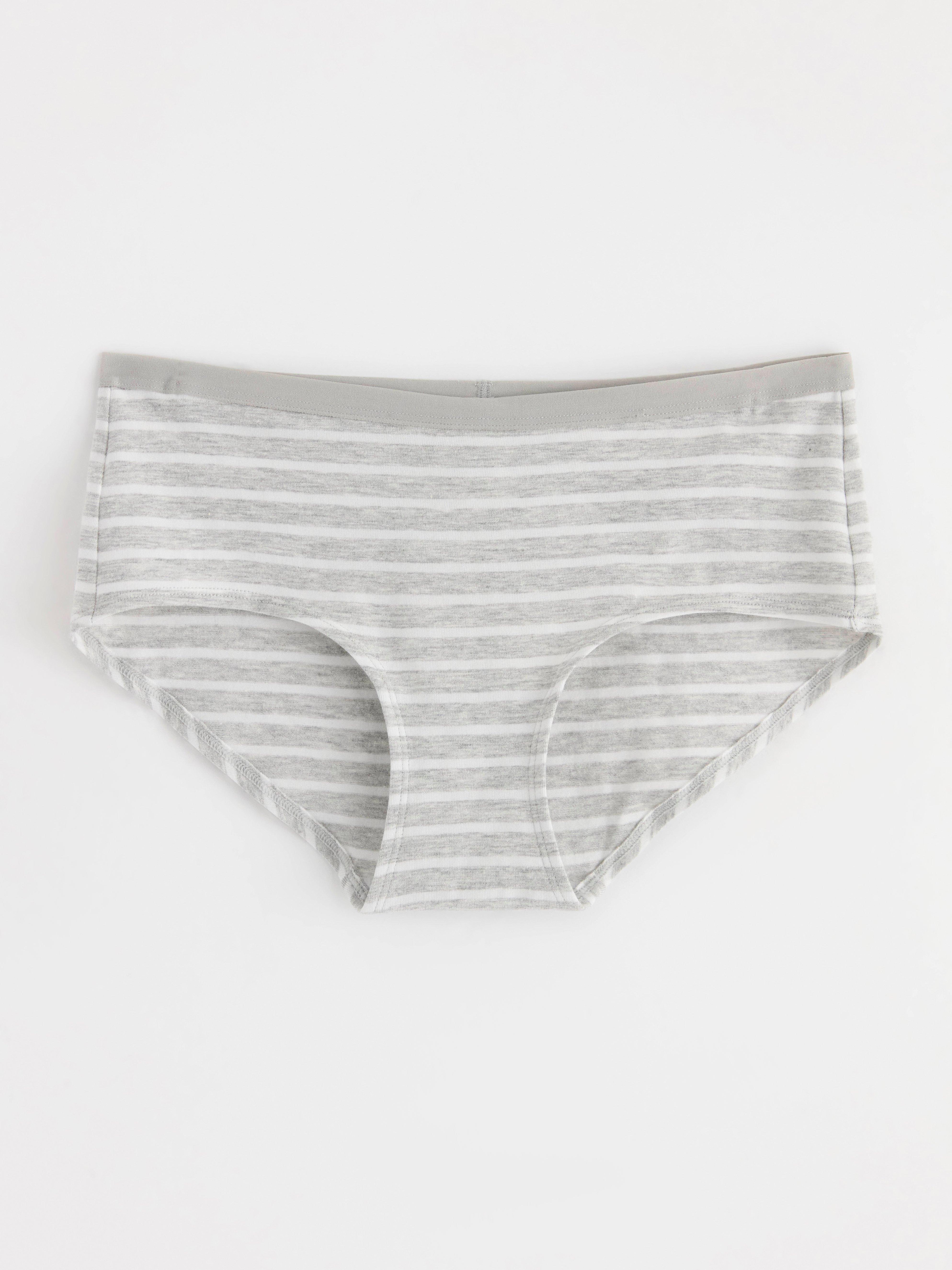 Kalhotky s klasickým pasem - Spodní prádlo - Bílá