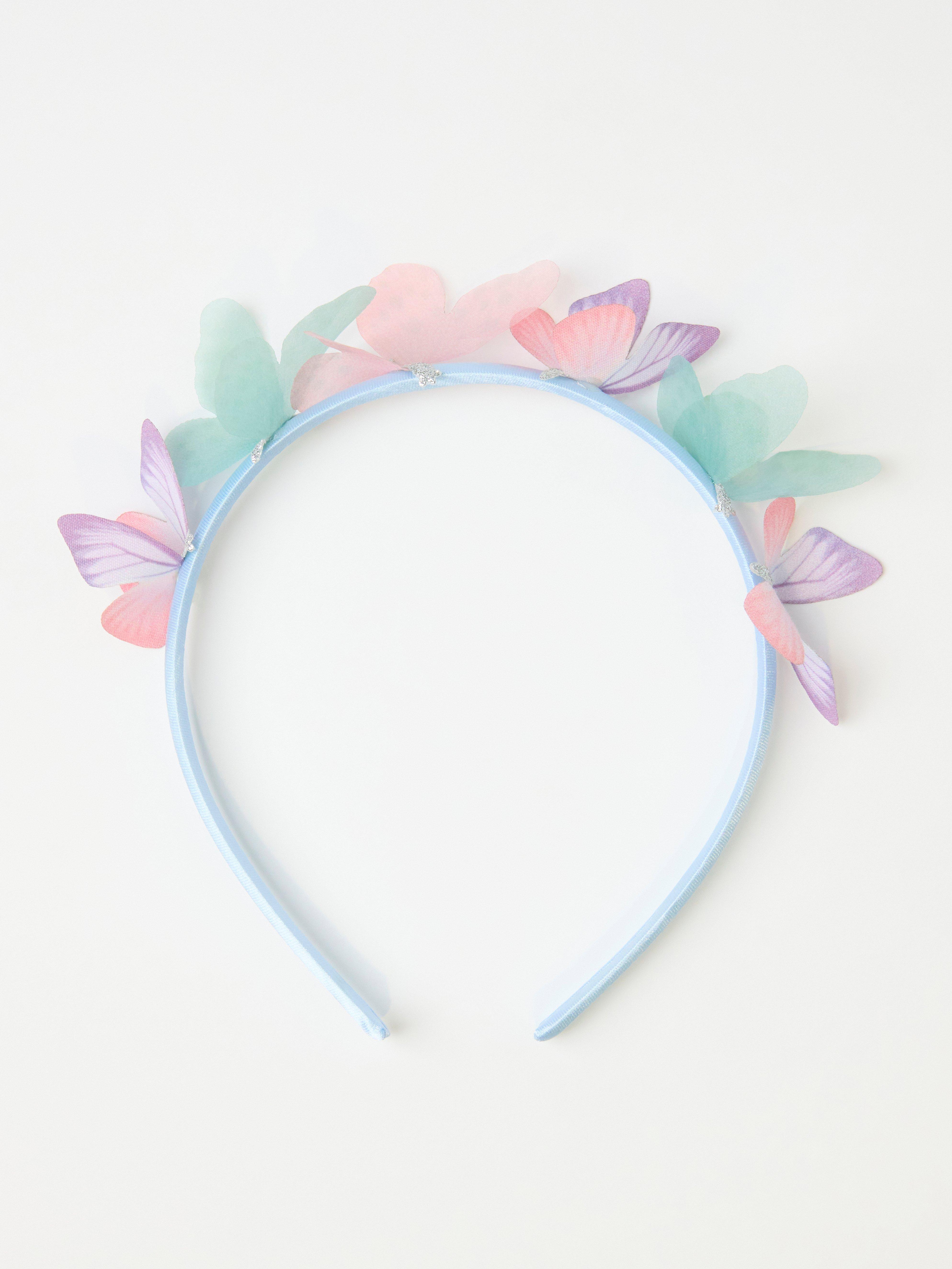 Diadem med fjärilar