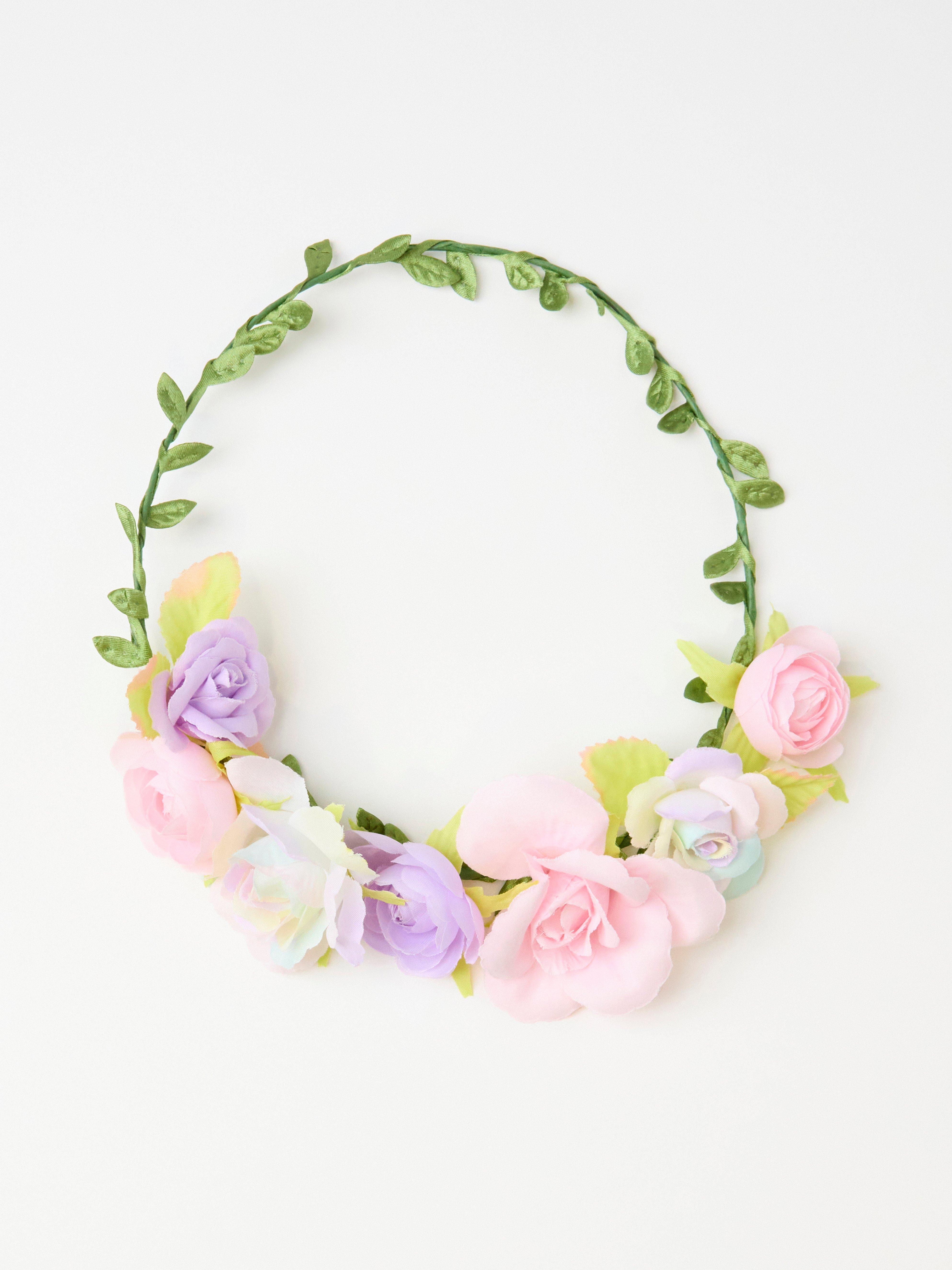 Hårband med blommor