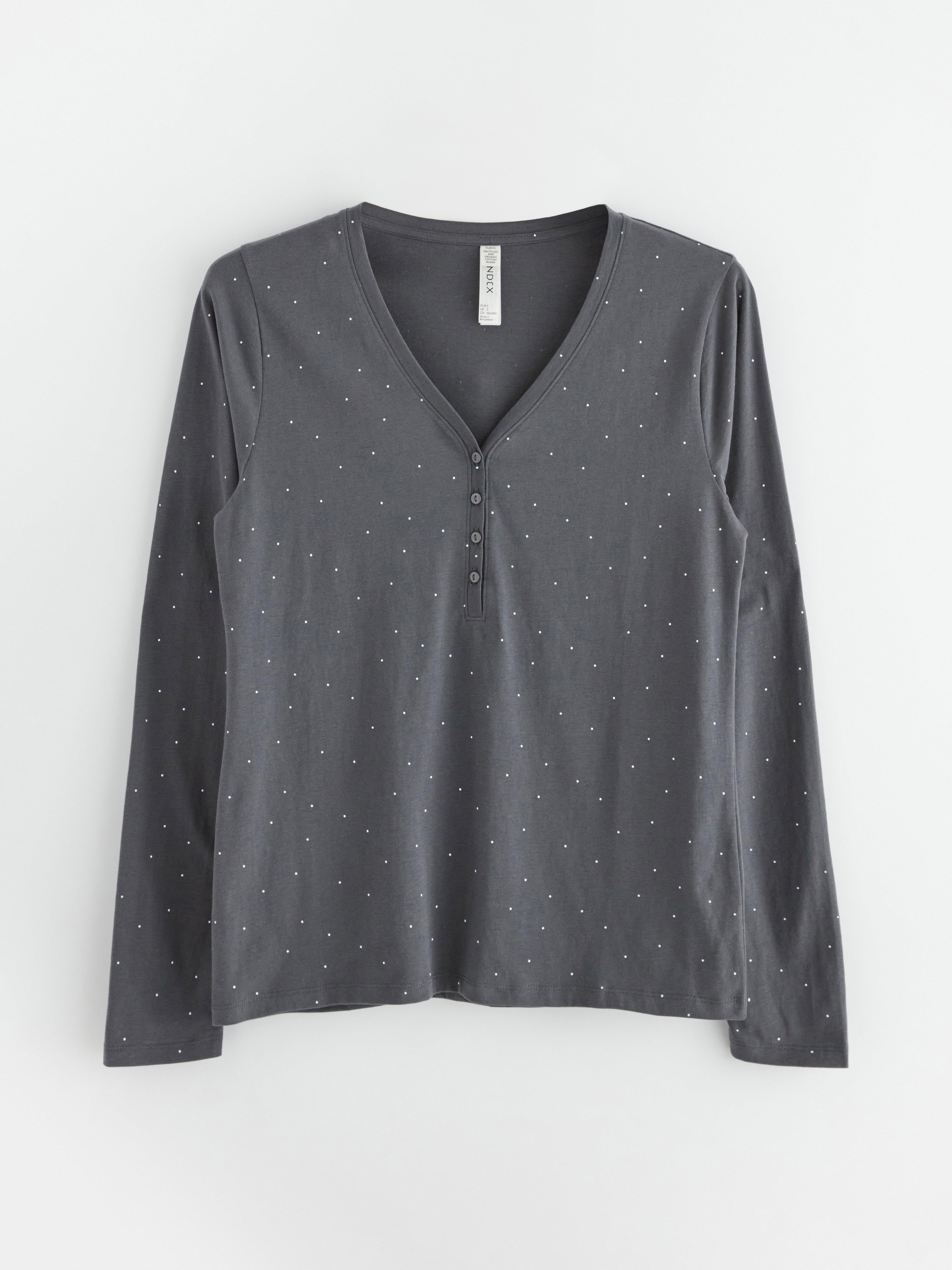 Pyjama Top - Lingerie - Grey