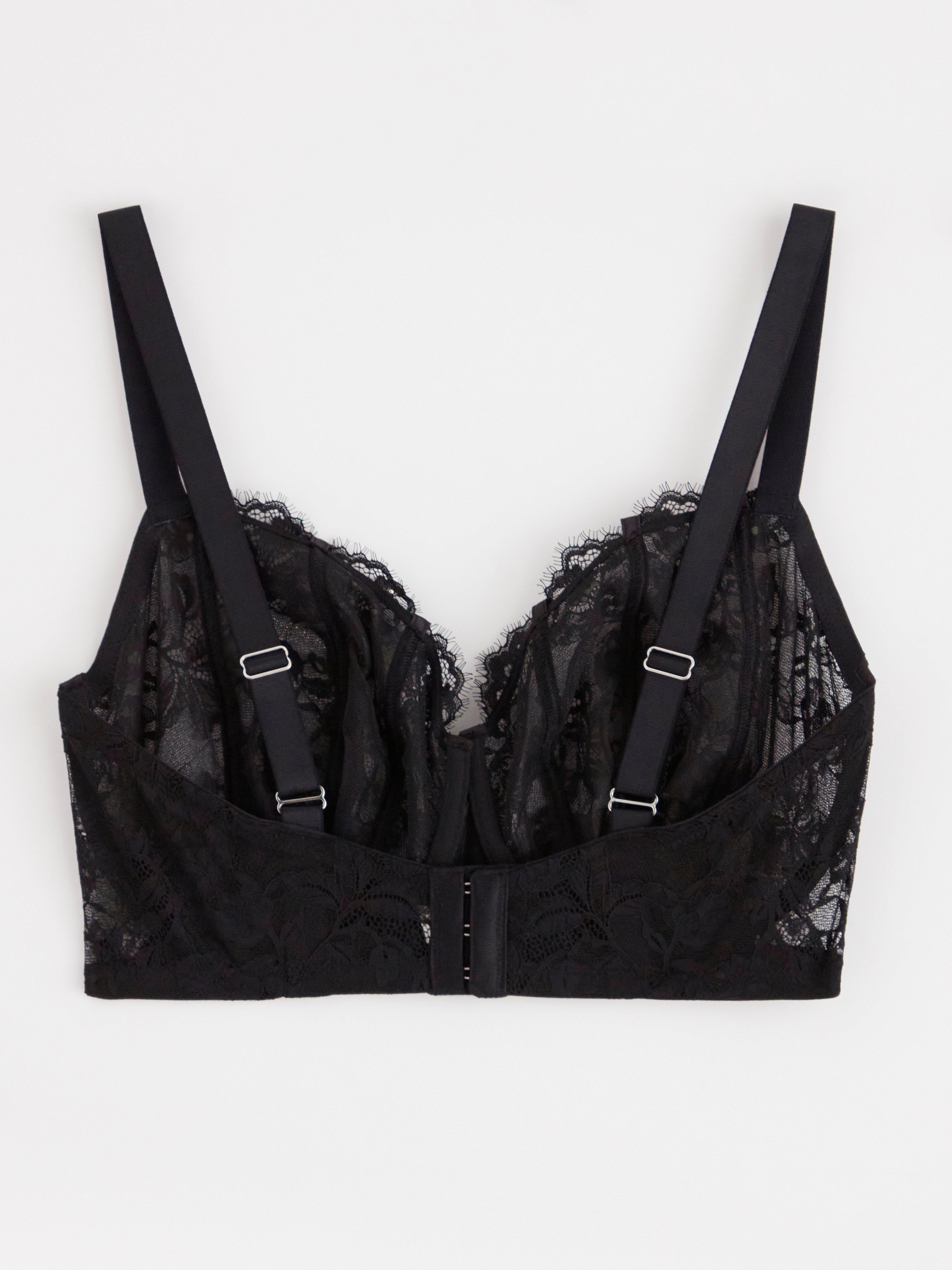 Unpadded Bra - Lingerie - Black