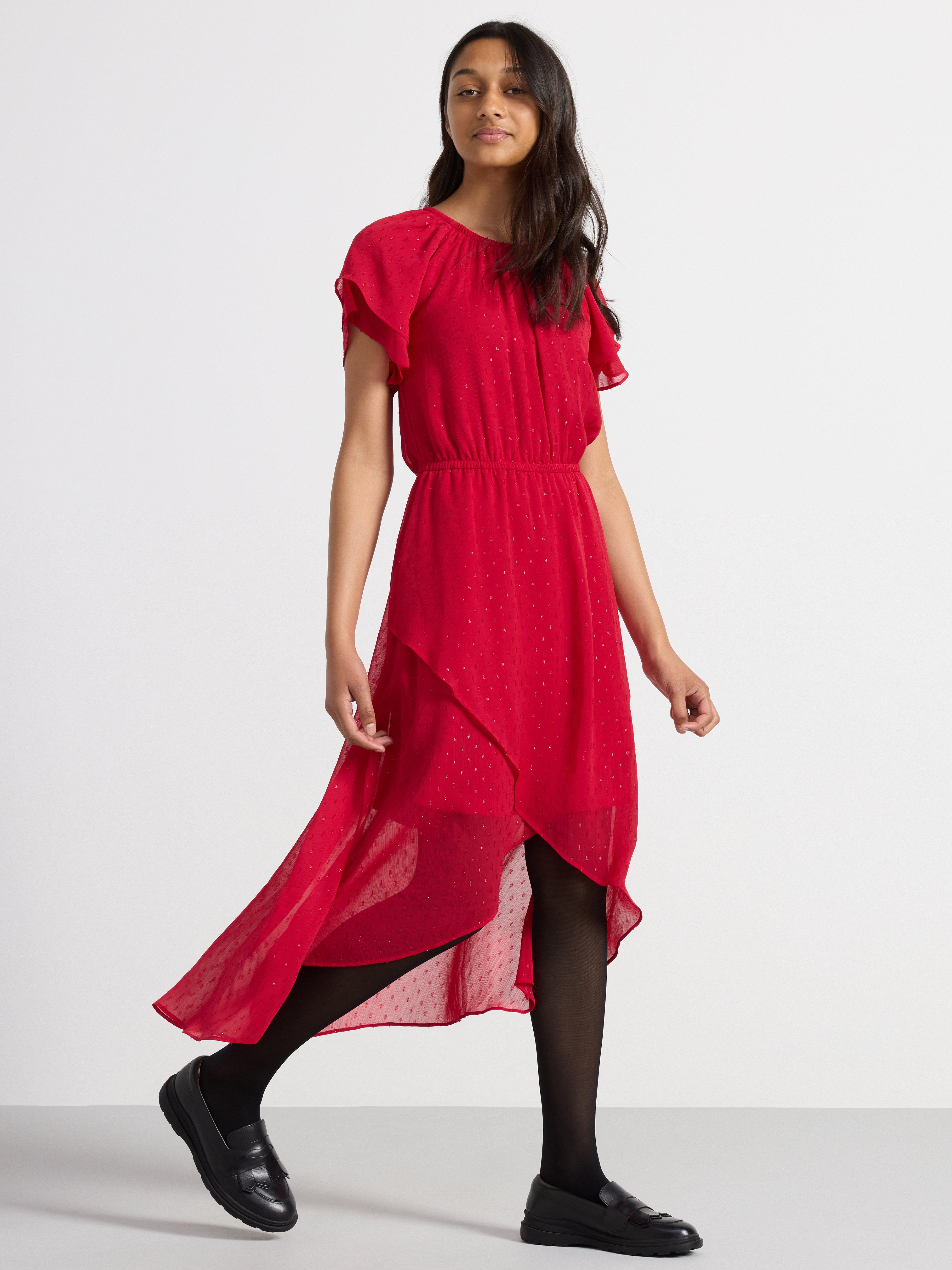 Lindex red dress sale