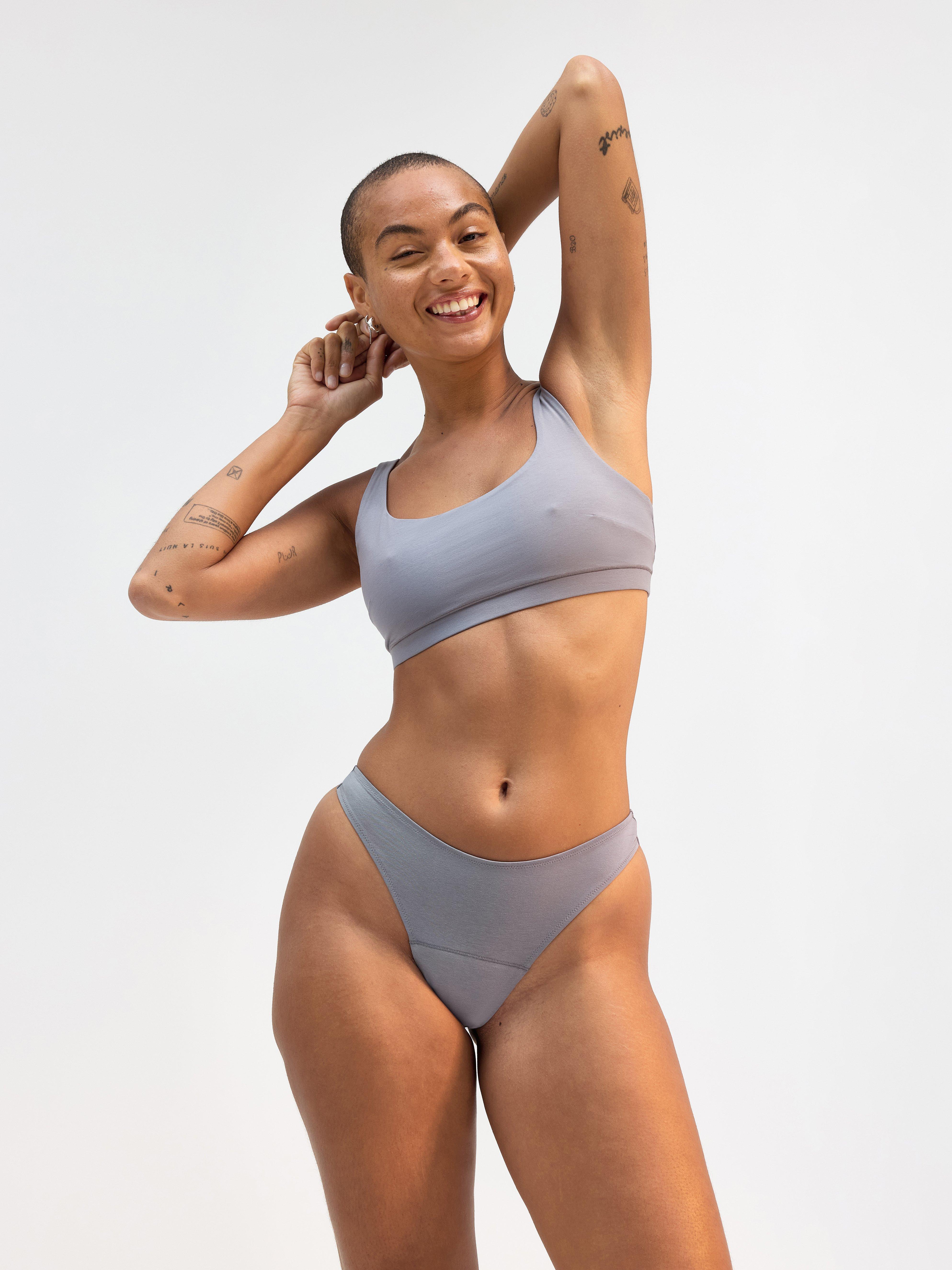 Bralette-rintaliivit Pima-puuvillakuitua - Female Engineering