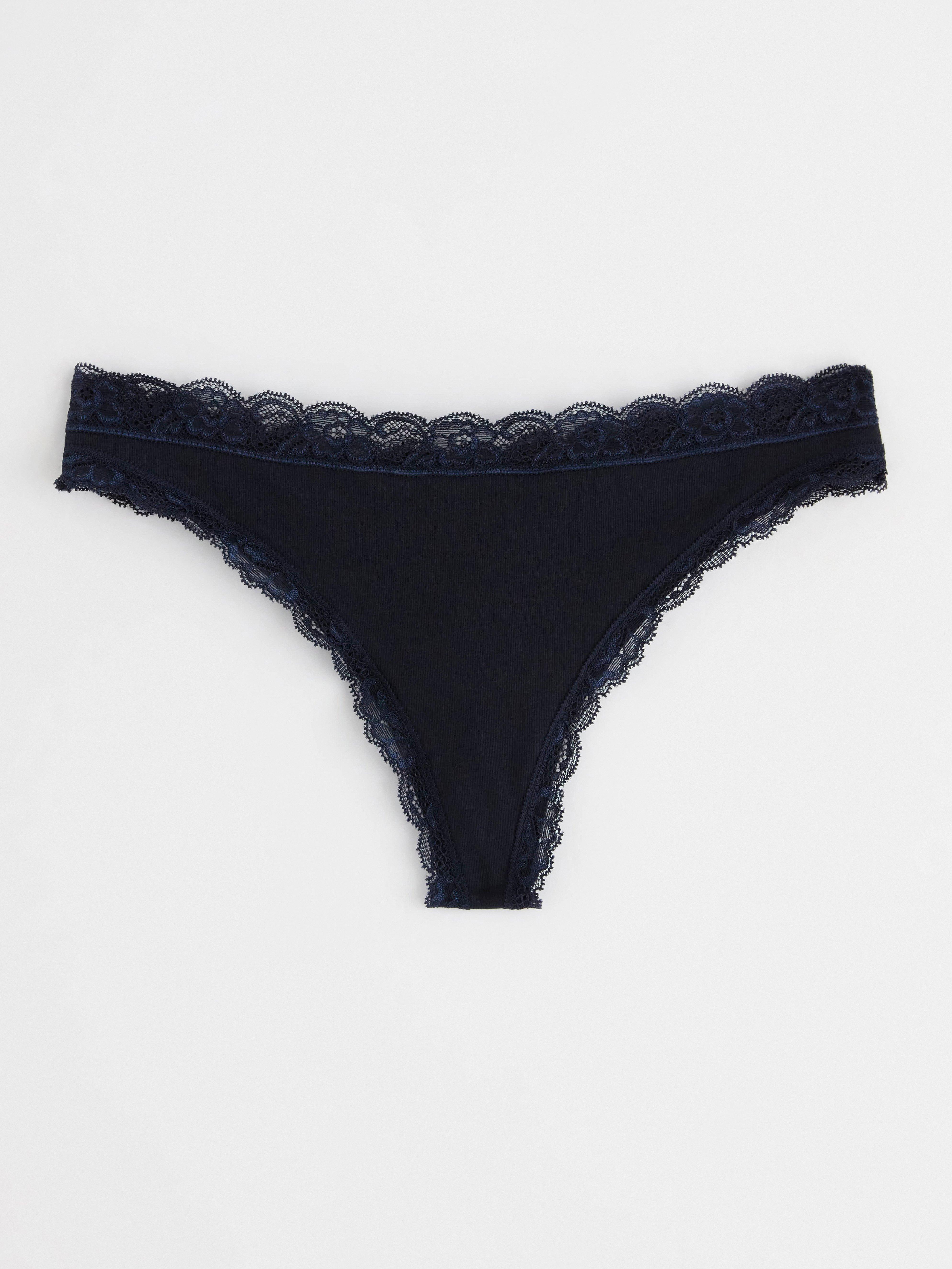 Thong Regular - Lingerie - Blue