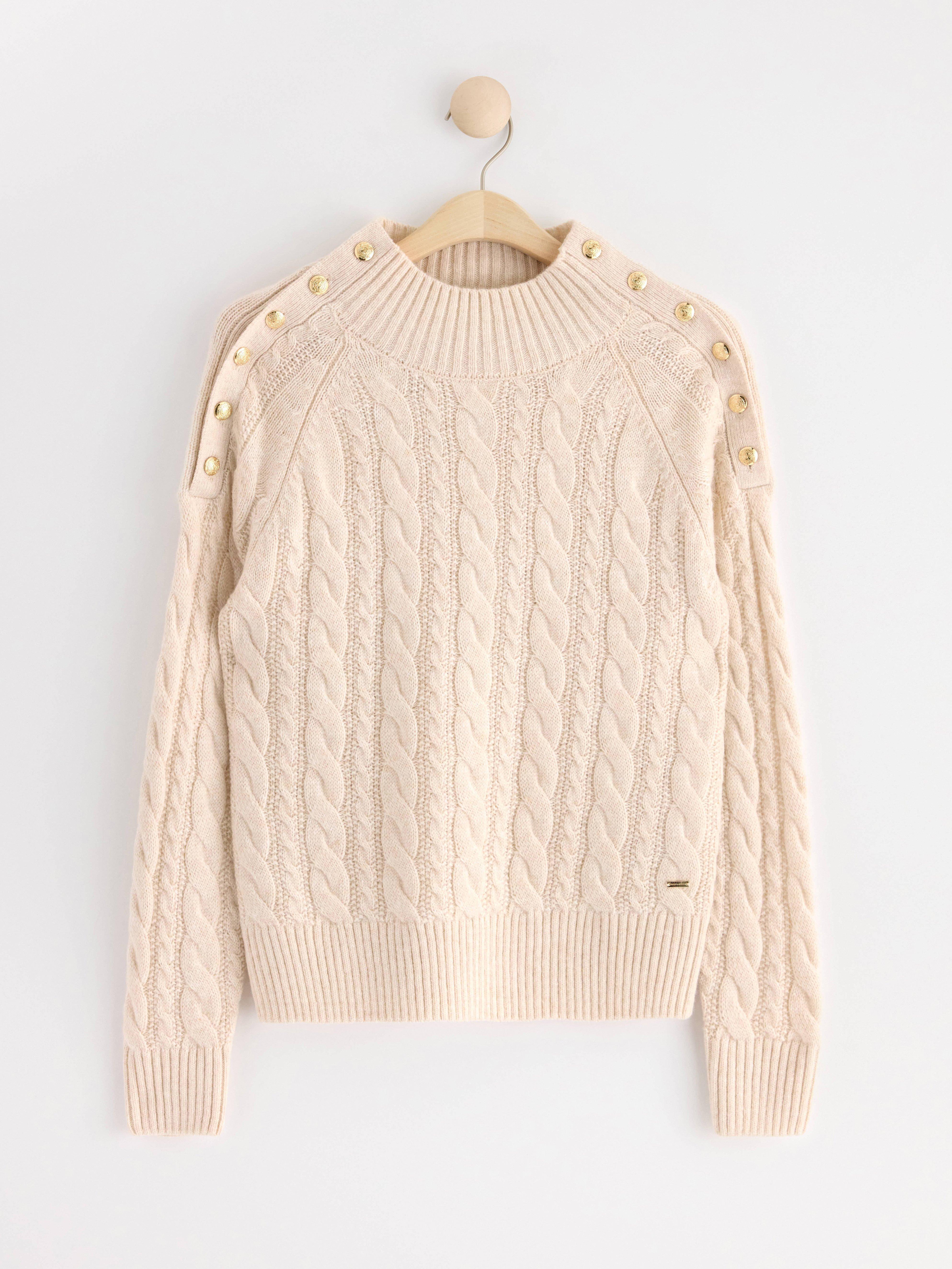 Sweater - Womens Wear - Beige