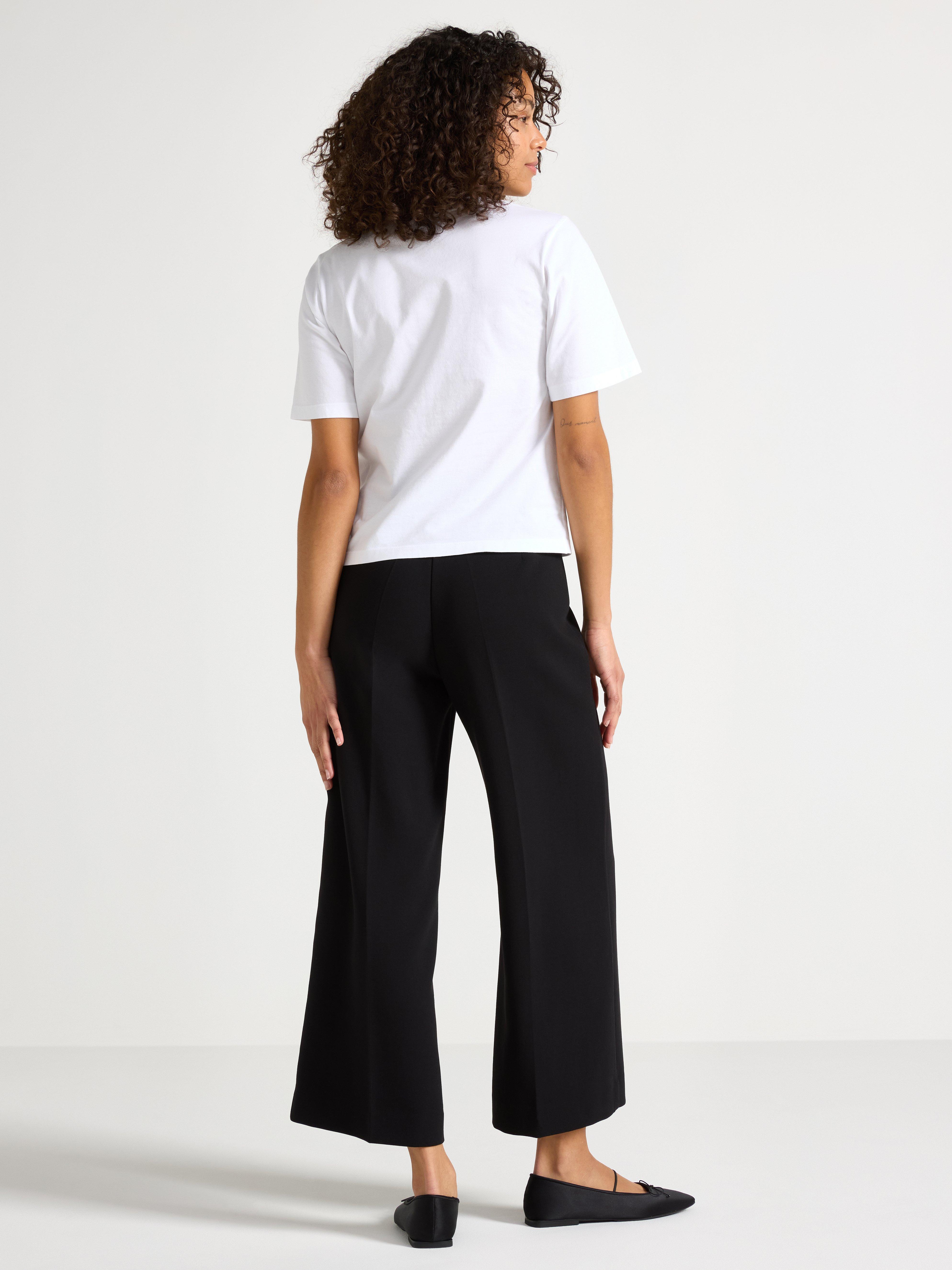 High rise hot sale cropped trousers