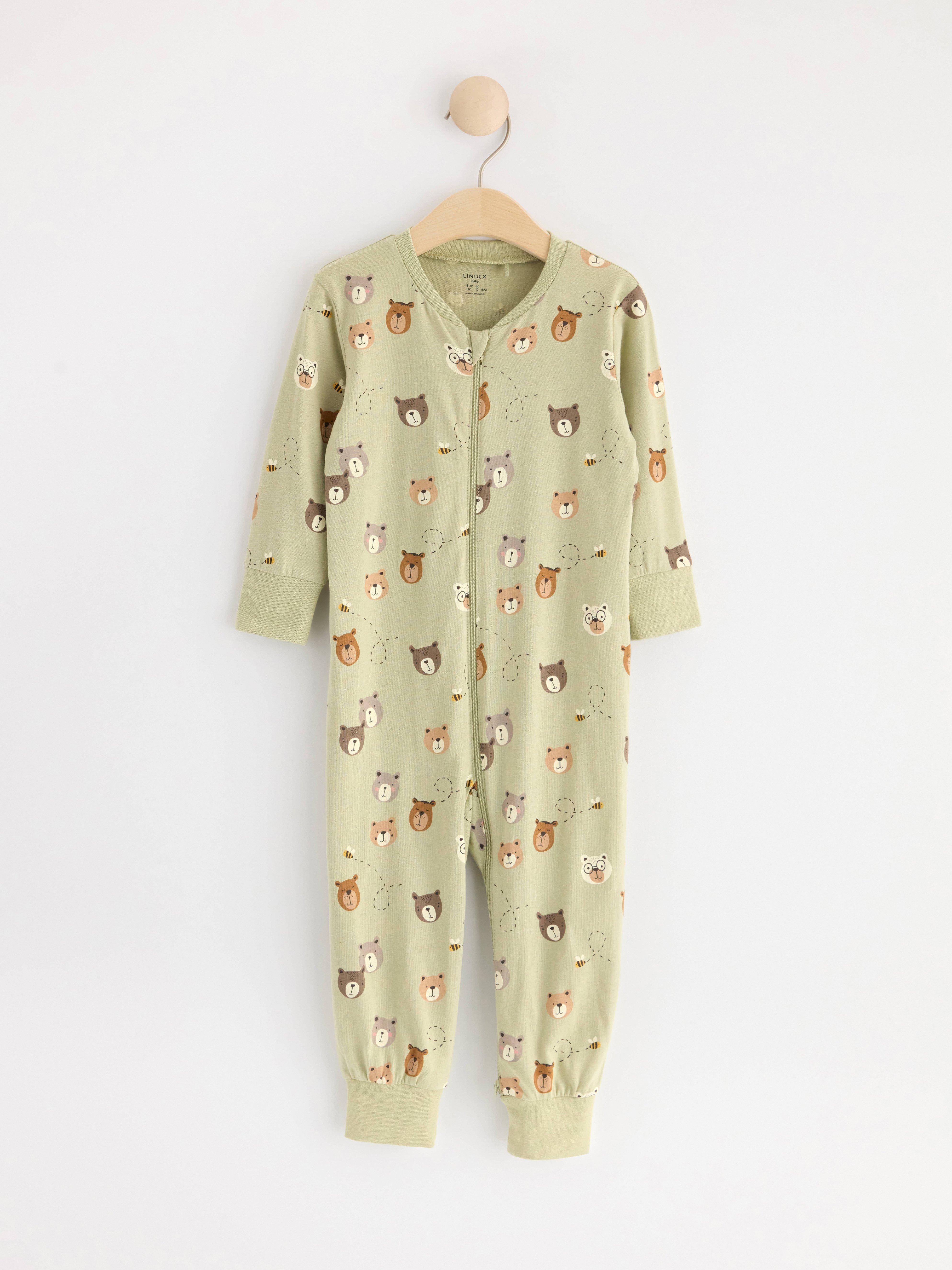 Pyjamas - Barn - Grønn