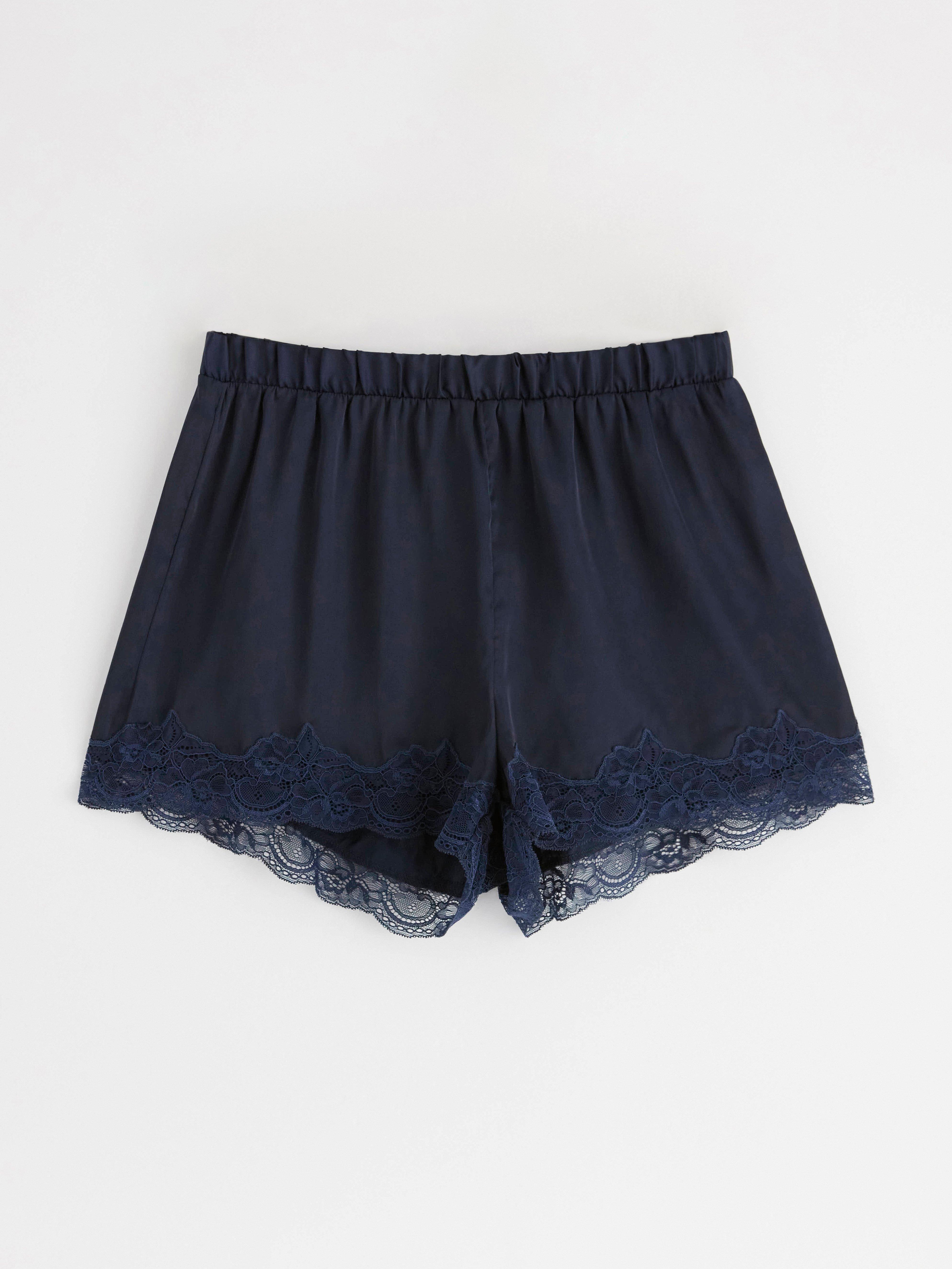 Pyjama Shorts - Lingerie - Blue