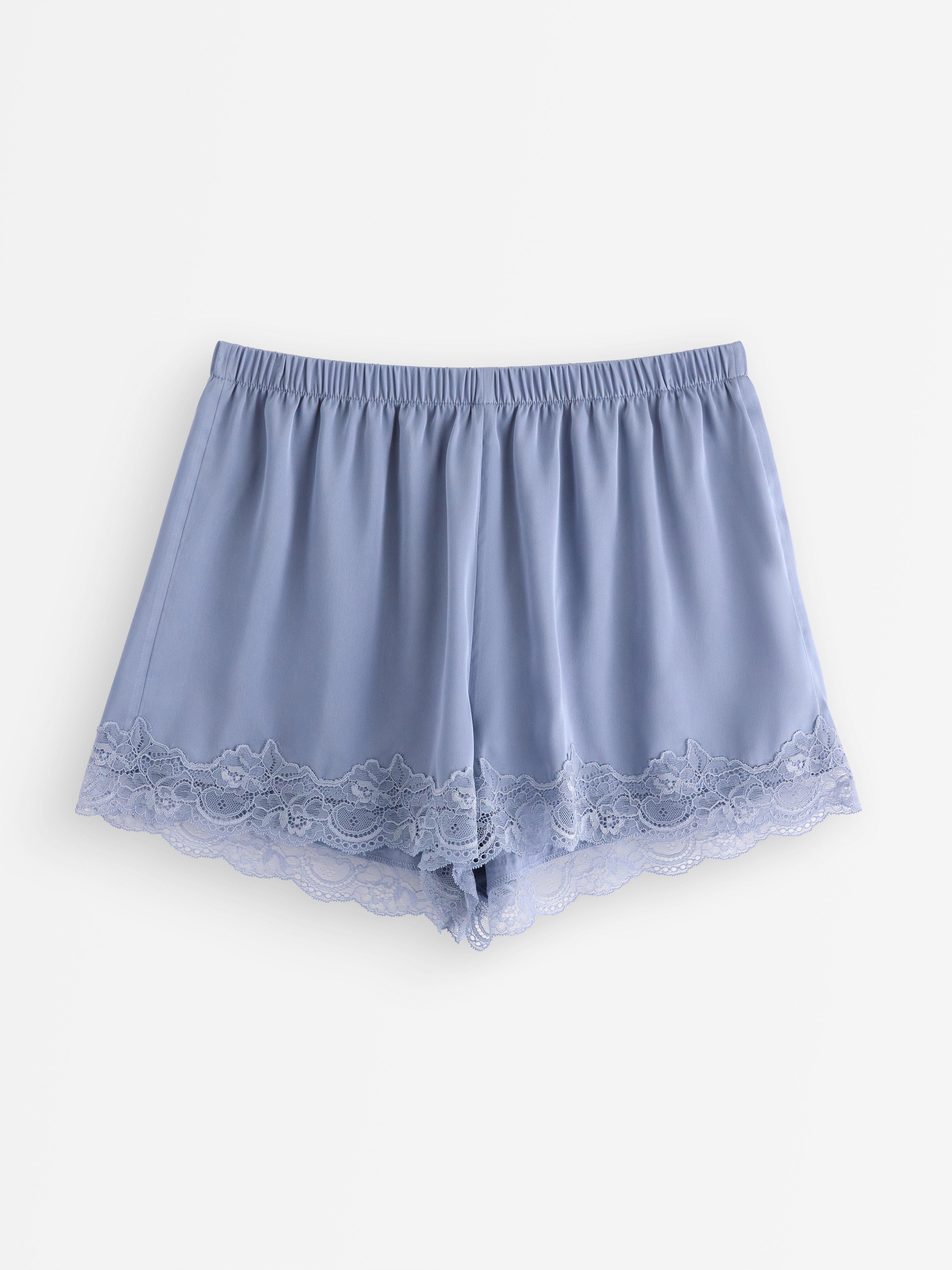 Pyjama Shorts - Lingerie - Blue