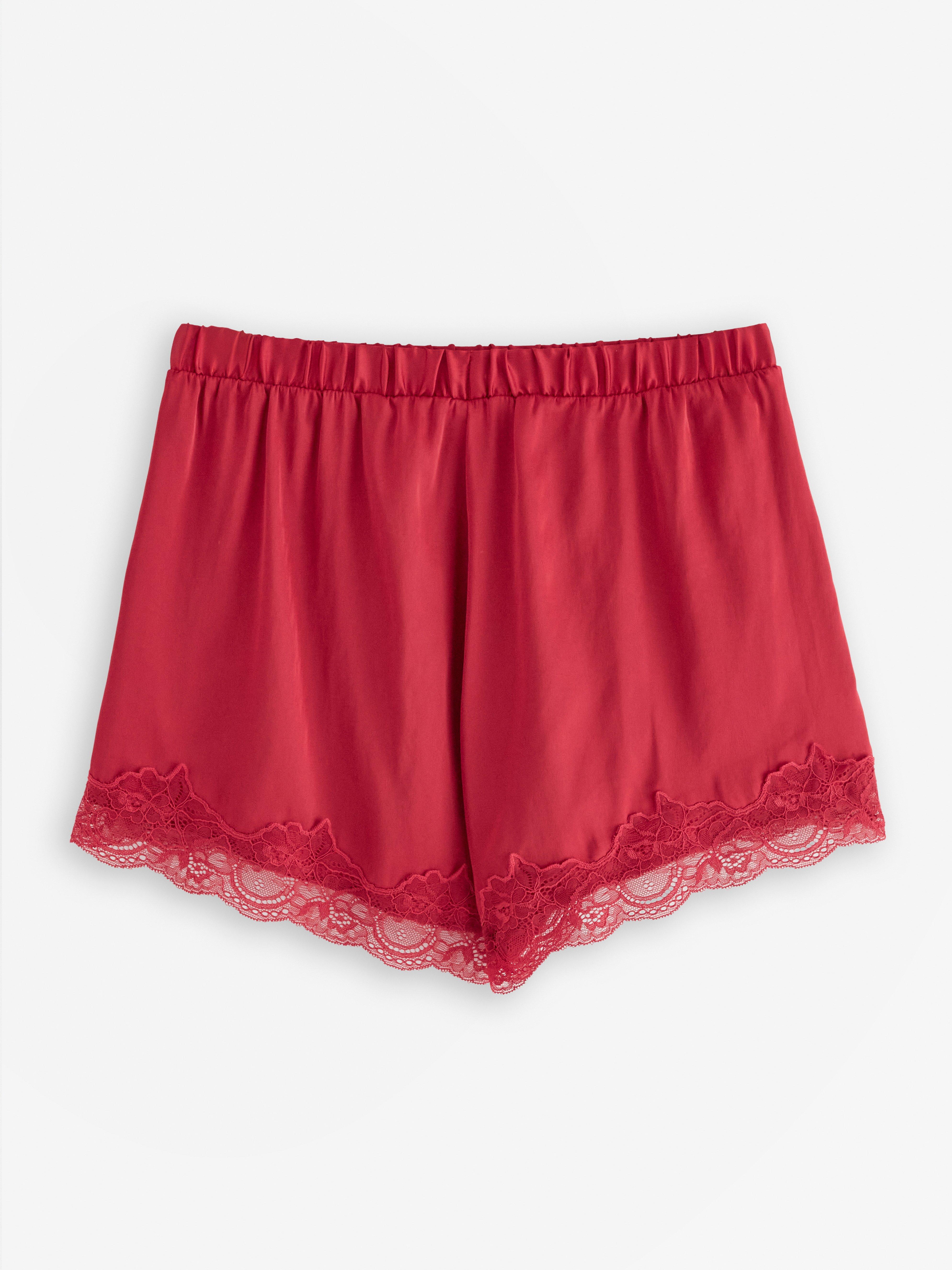 Pyjama Shorts - Lingerie - Red