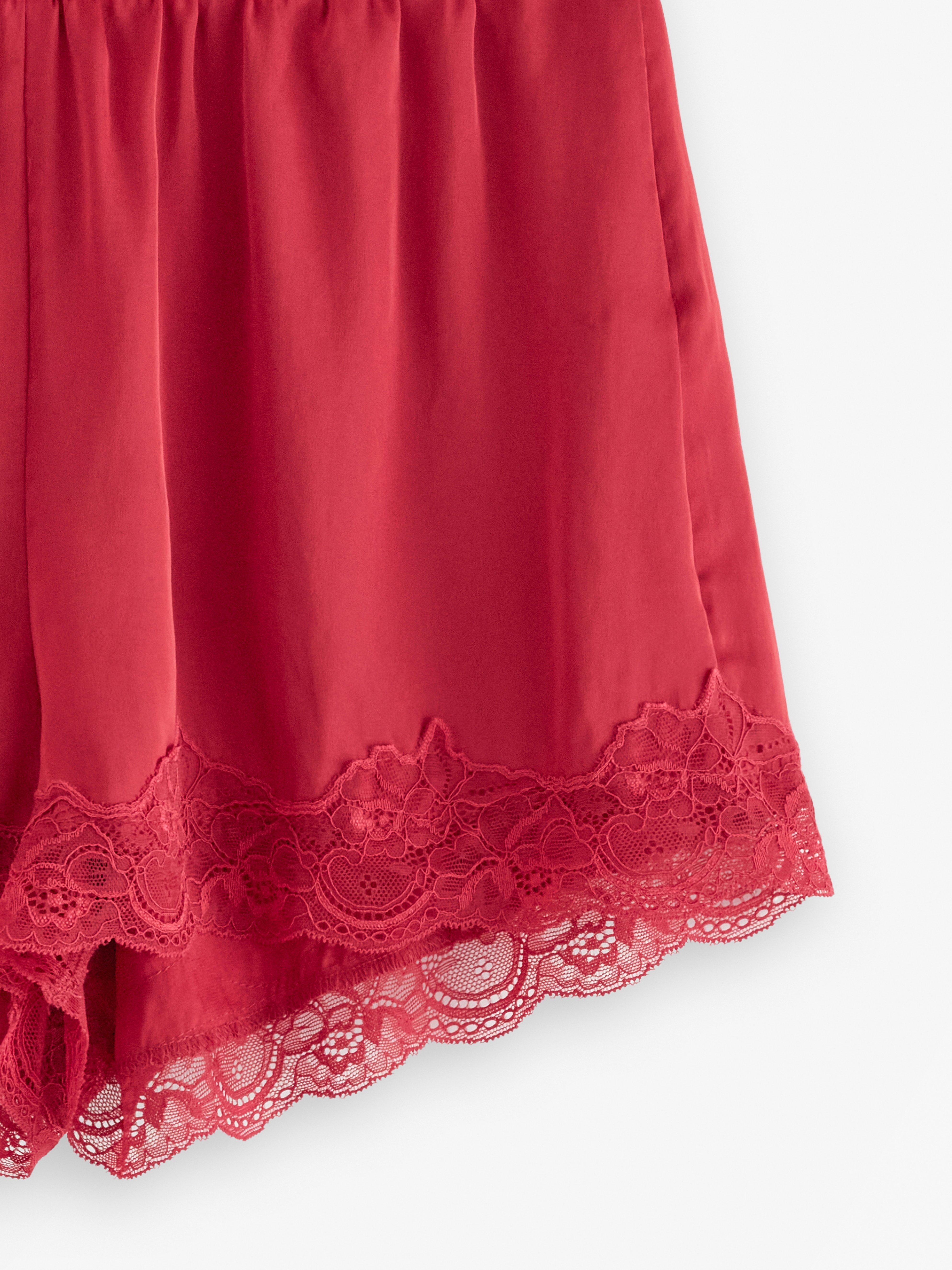 Pyjama Shorts - Lingerie - Red