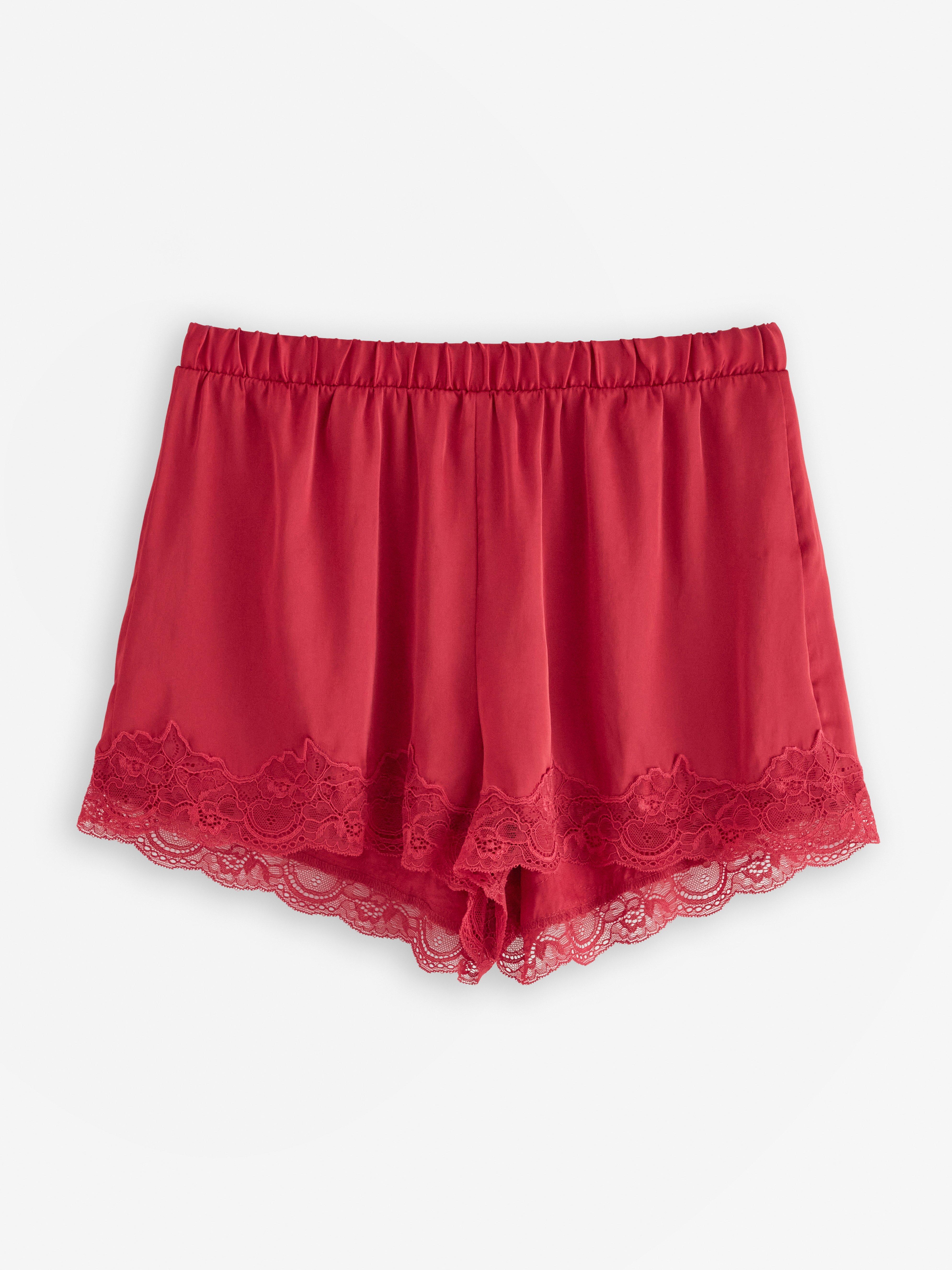 Pyjama Shorts - Lingerie - Red